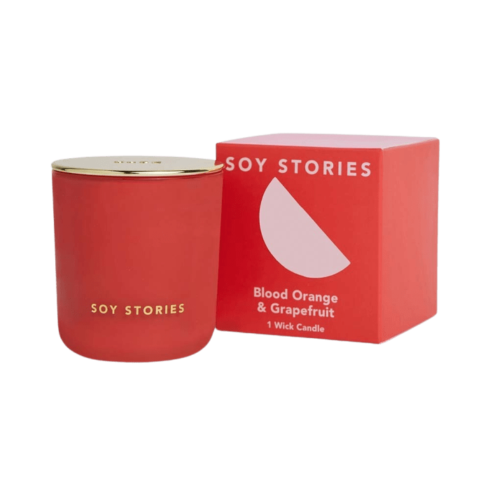 Blood Orange & Grapefruit 1 Wick Soy Scented Candle