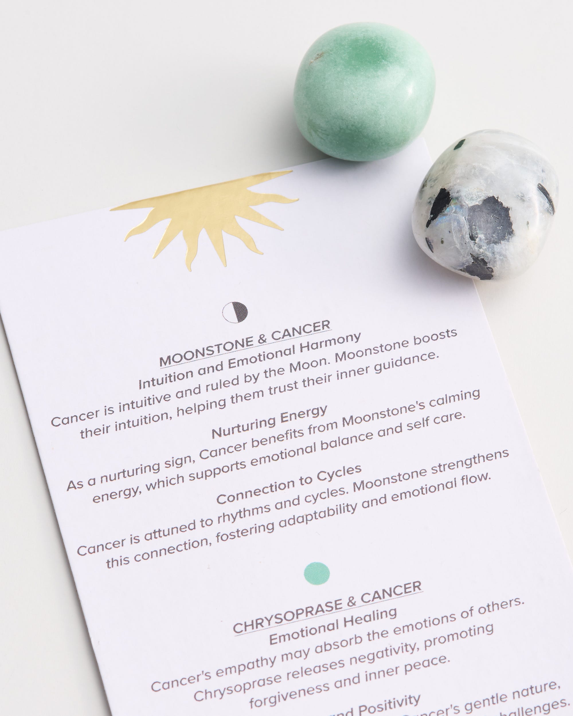 Cancer Zodiac Crystal Set