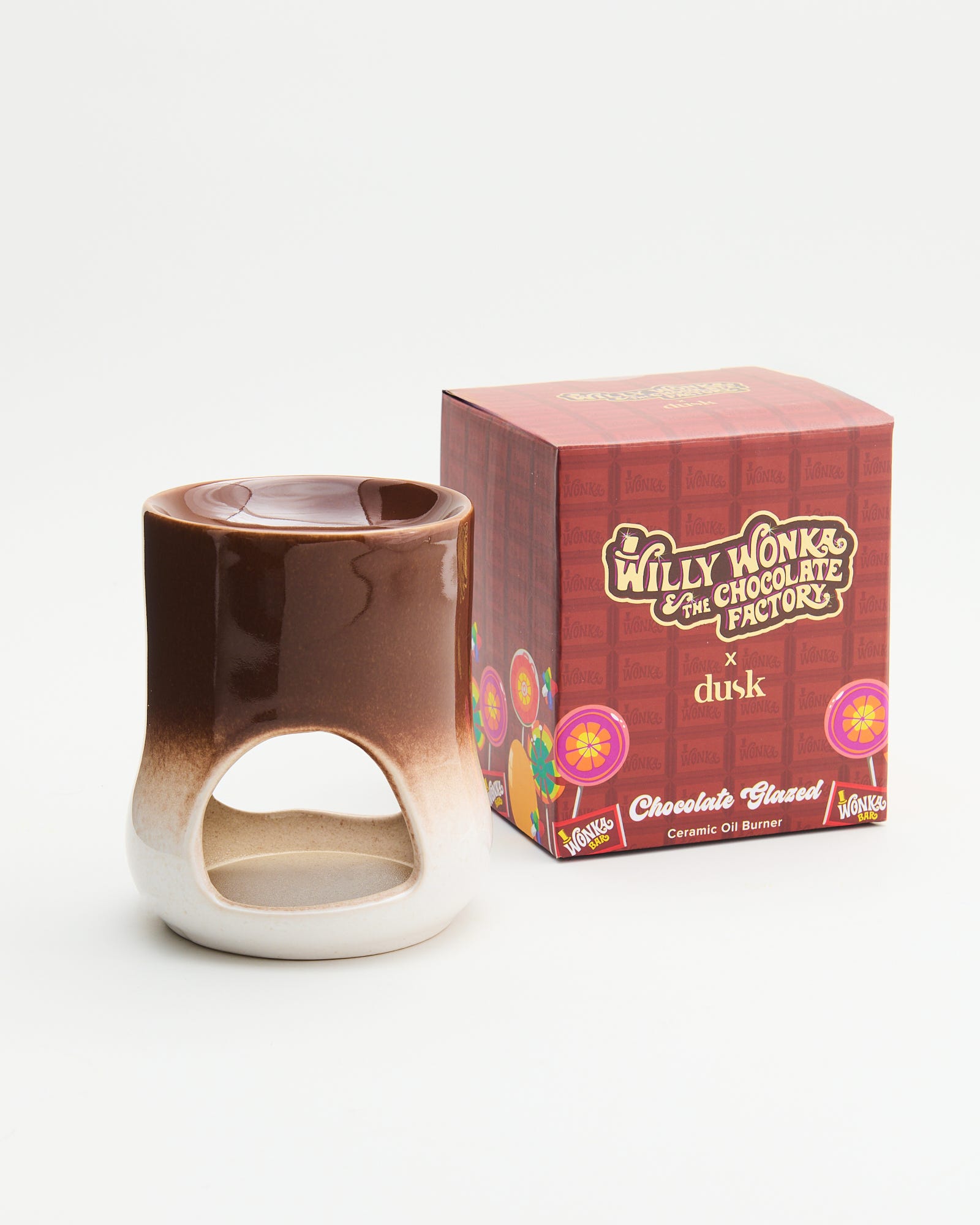Chocolate Glazed Ceramic Oil Burner