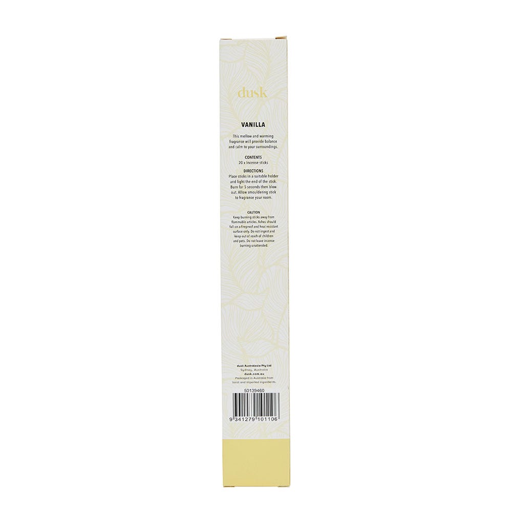 Vanilla Incense Sticks 20pk