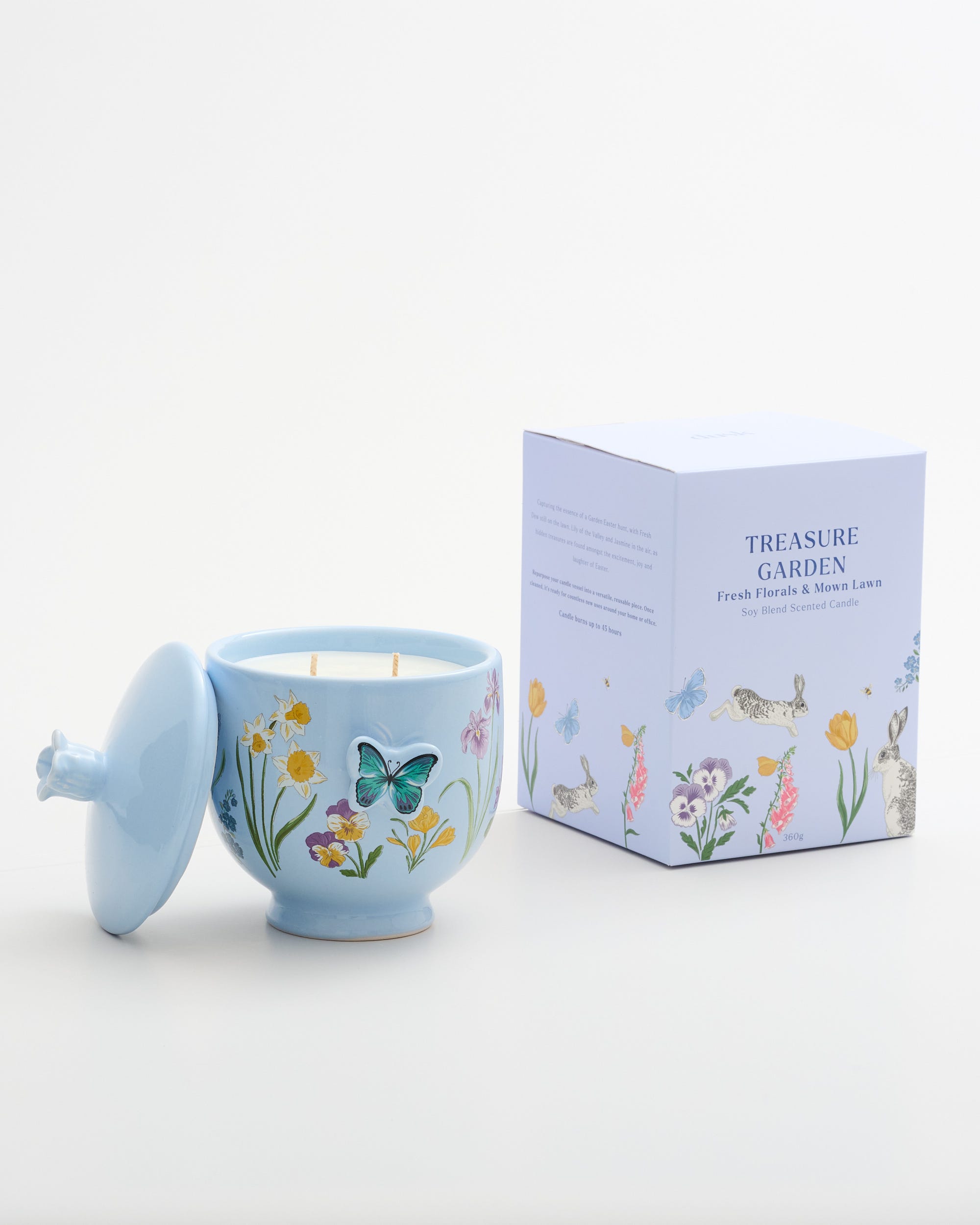 Treasure Garden Ceramic Candle 360g