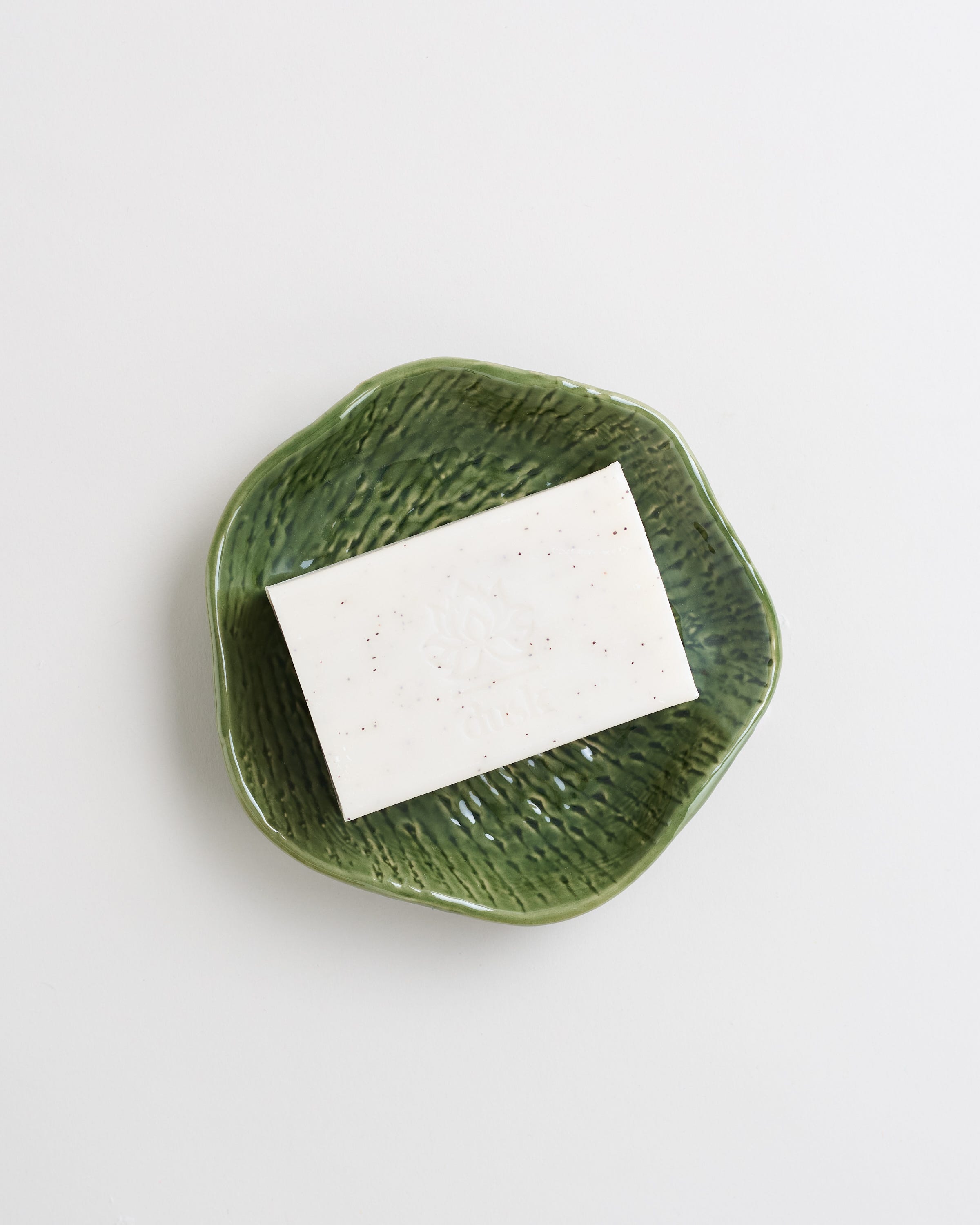 The White Lotus Soap Dish - Green