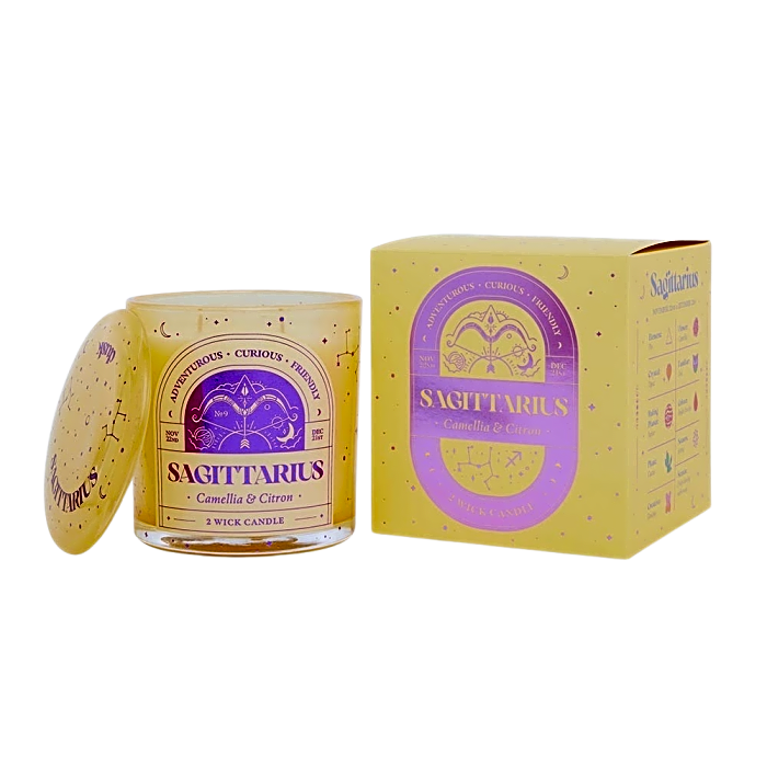 Sagittarius 2 Wick Scented Candle