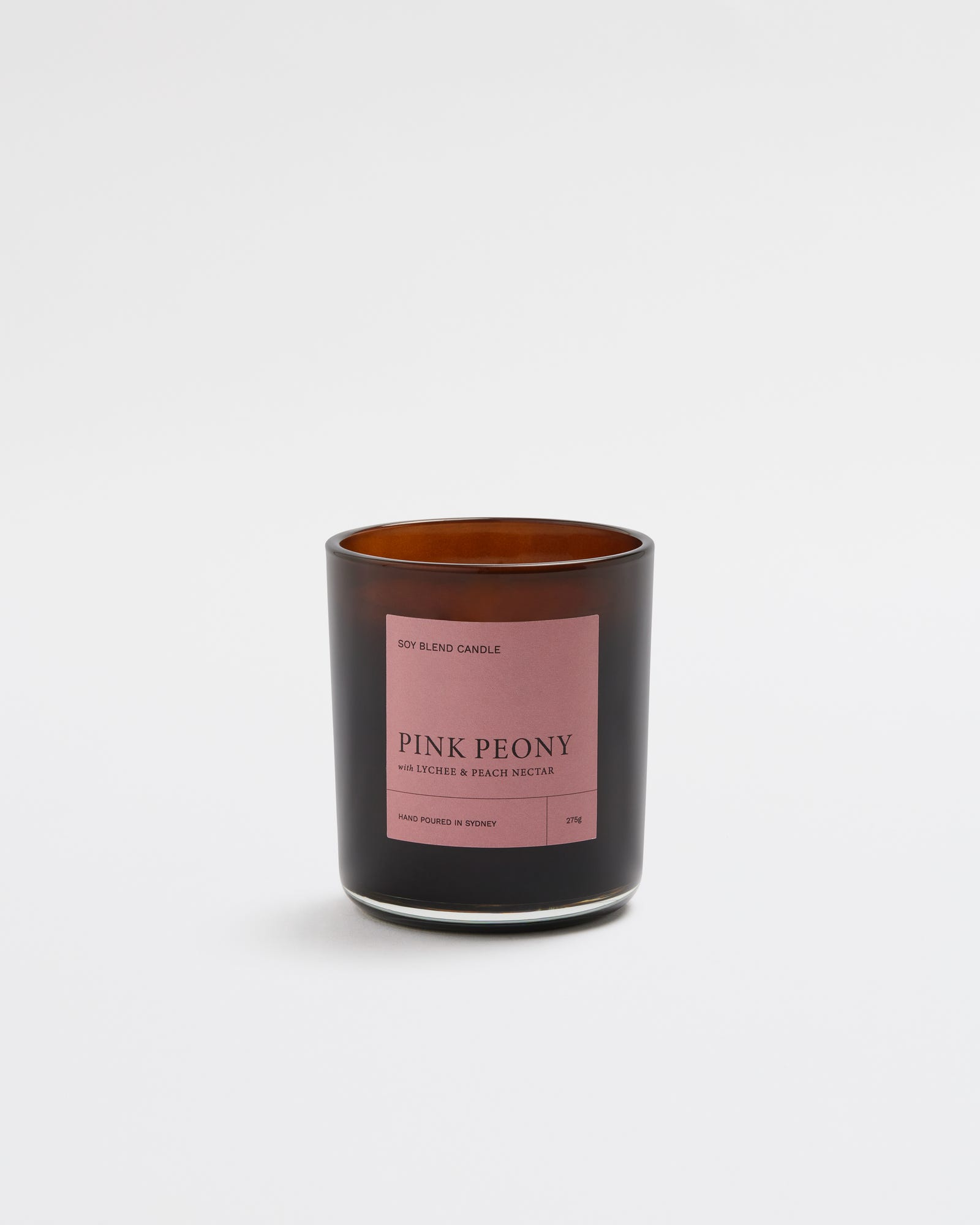 Pink Peony 275g Soy Candle - Rejuvenate Collection