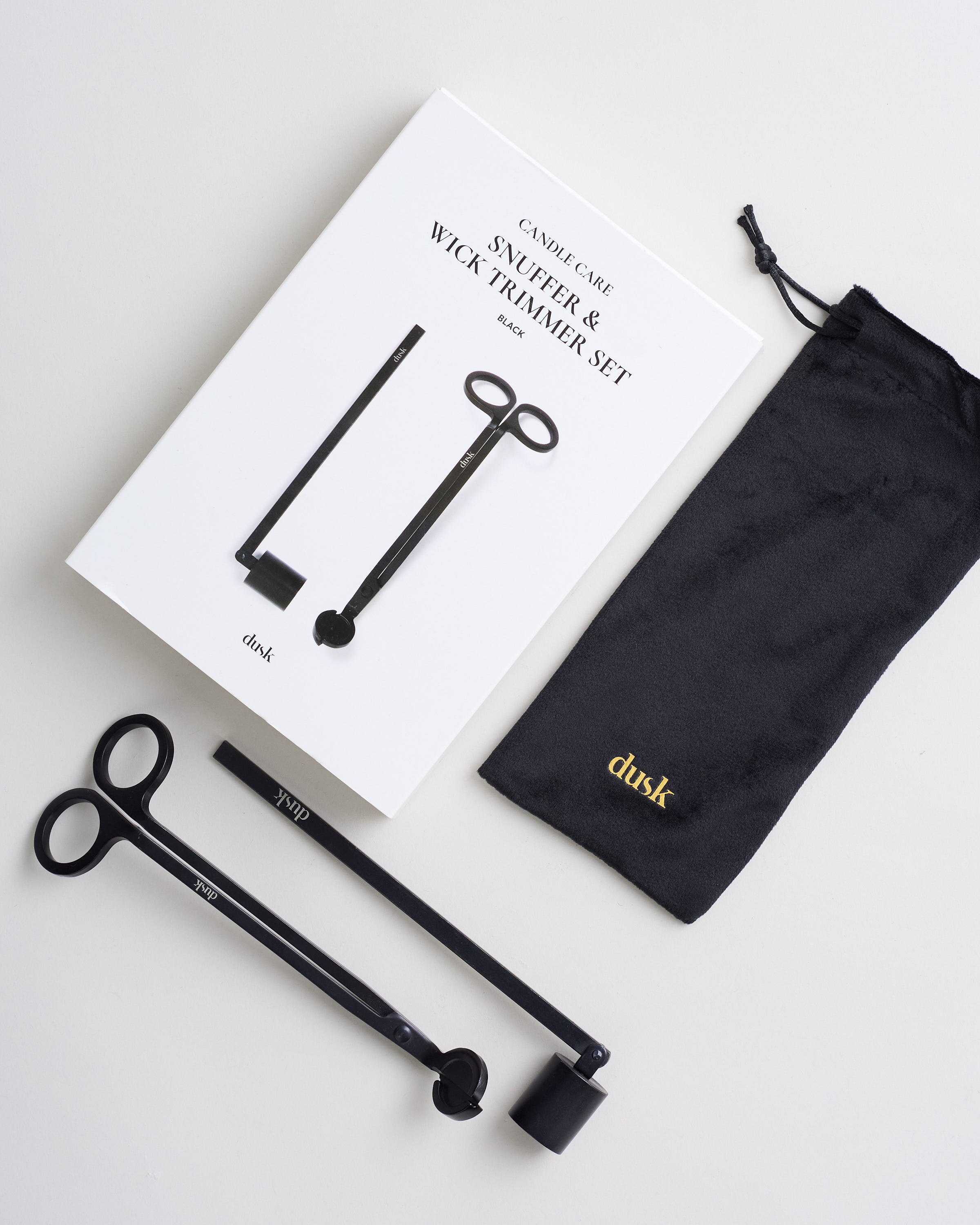 Candle Snuffer & Wick Trimmer Black