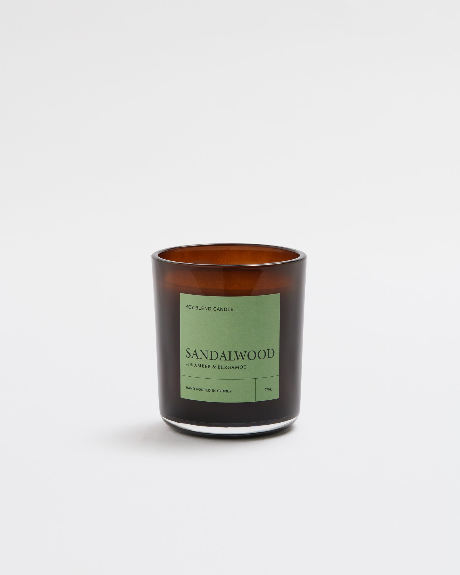 Sandalwood 275g Soy Candle - Rejuvenate Collection