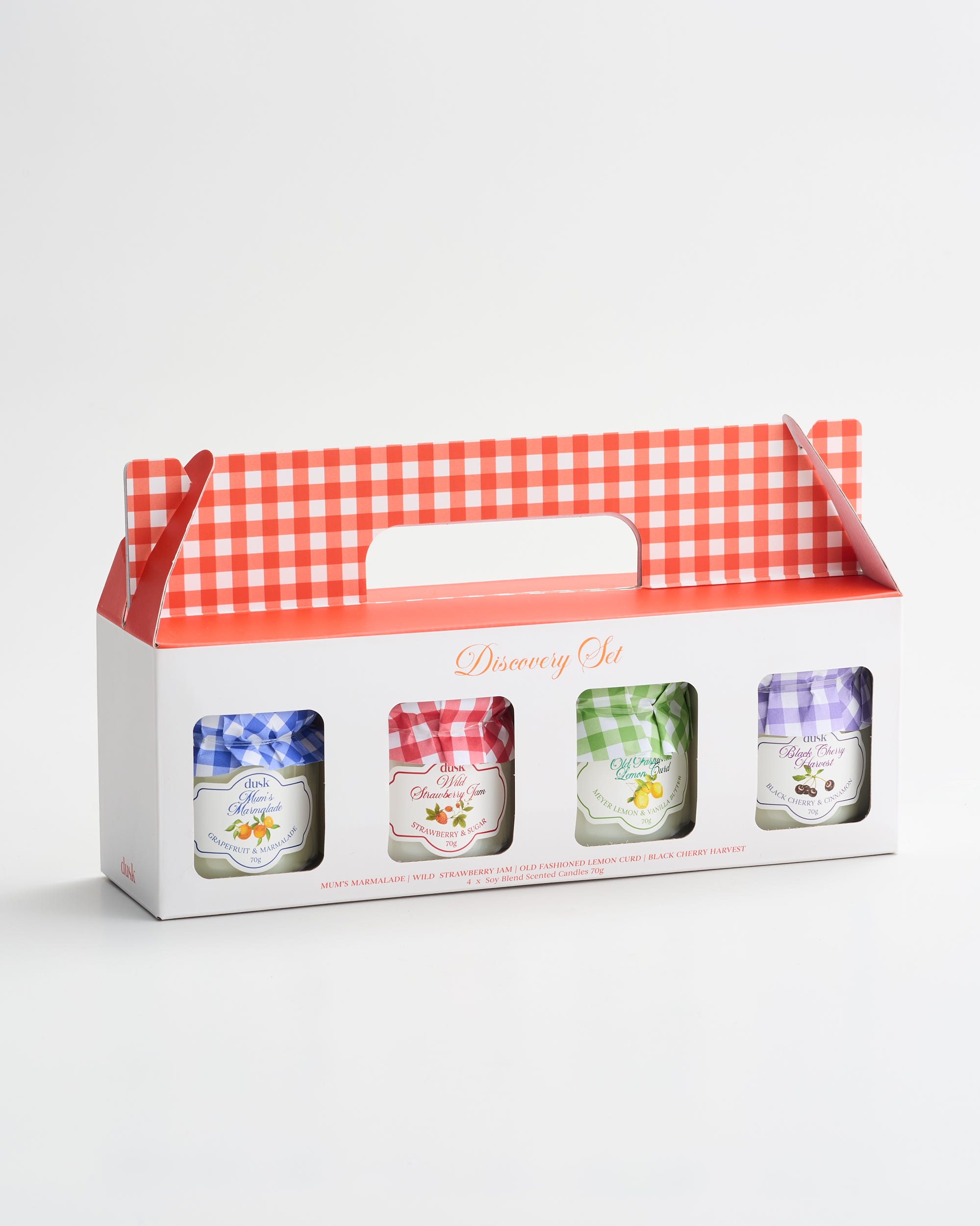 Wild Jams Discovery Jar Candle Set 70g 4PK