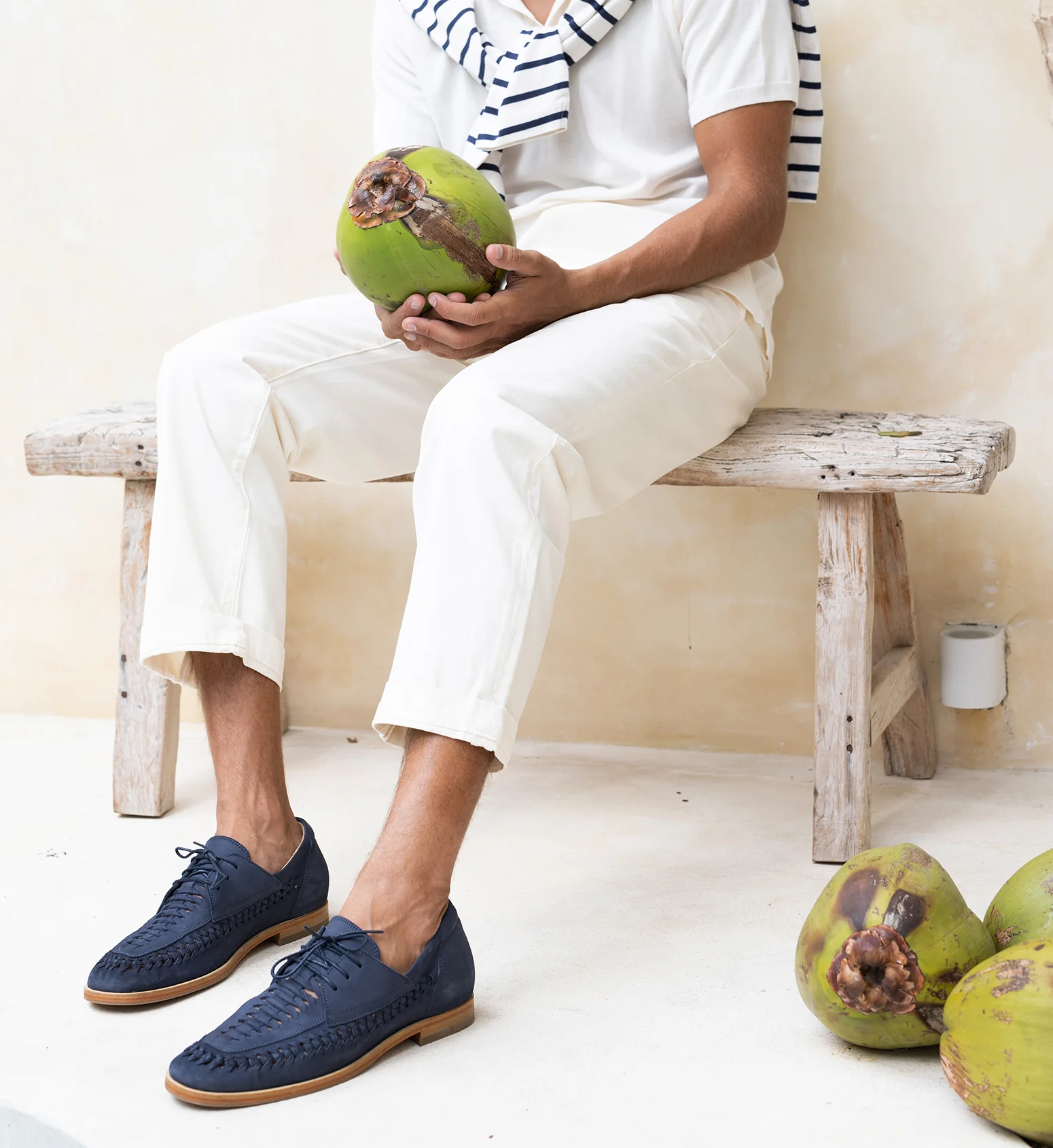 Curium Navy Nubuck Boat Shoes