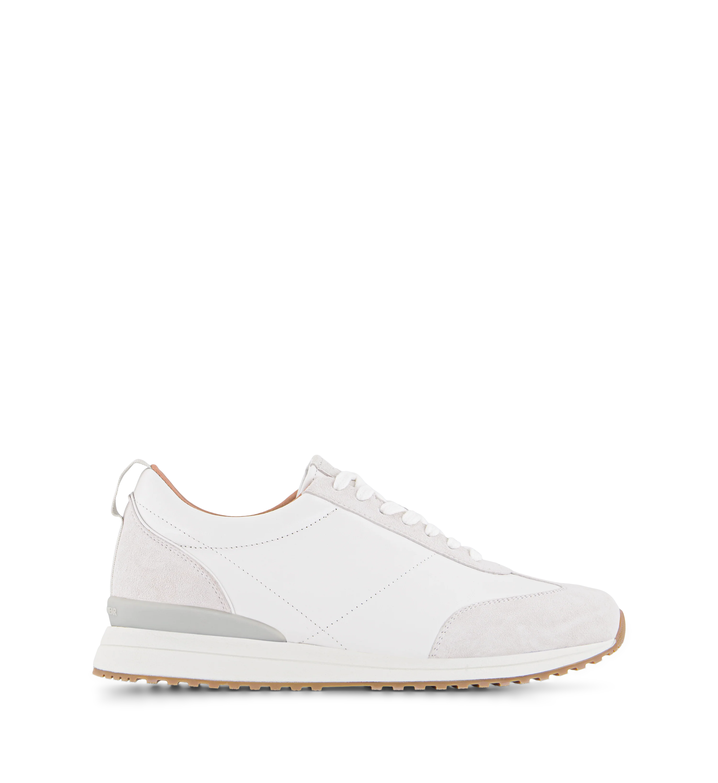 Saker 2 White Leather Sneakers