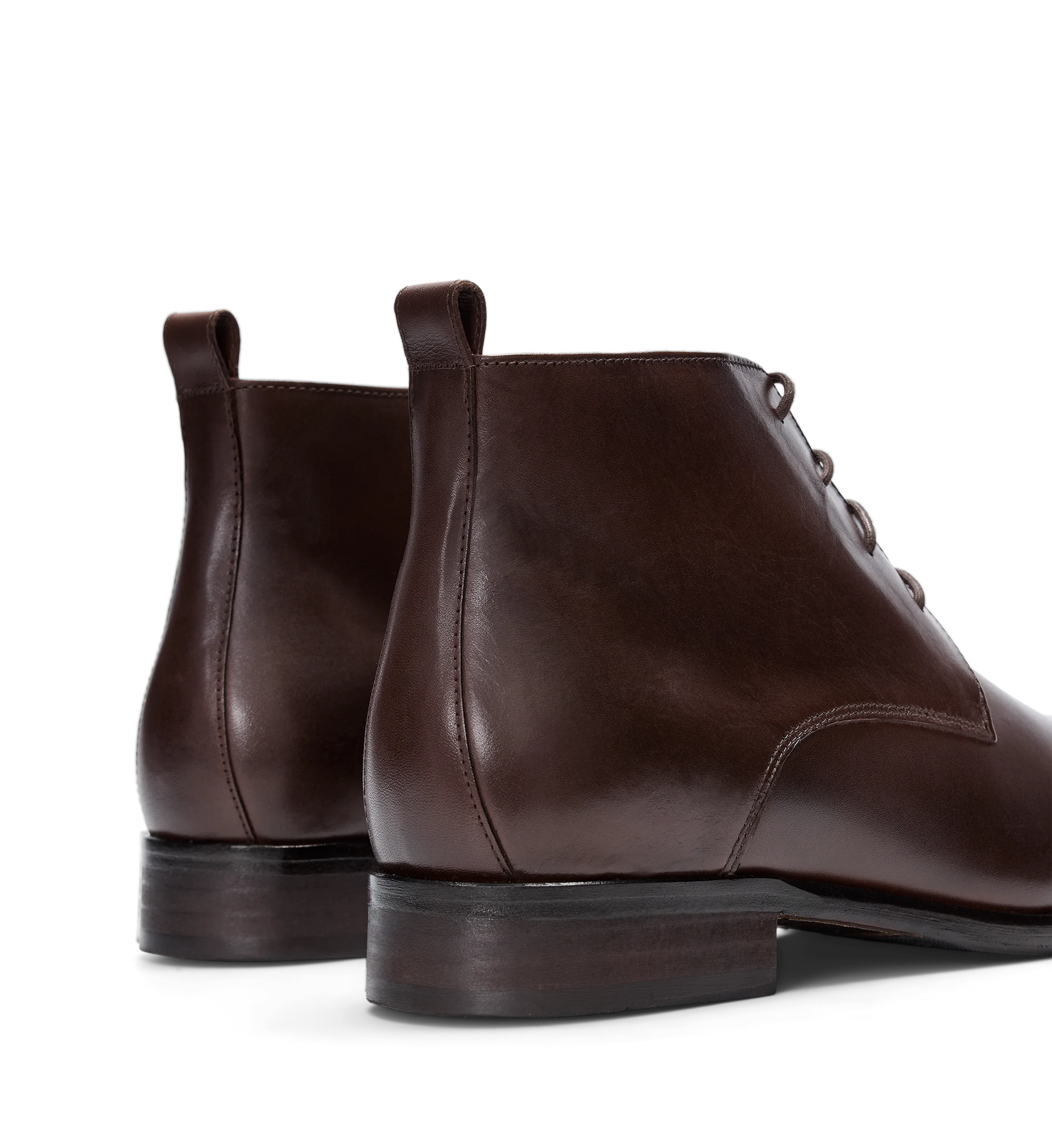Dubnium Chocolate Leather Boots