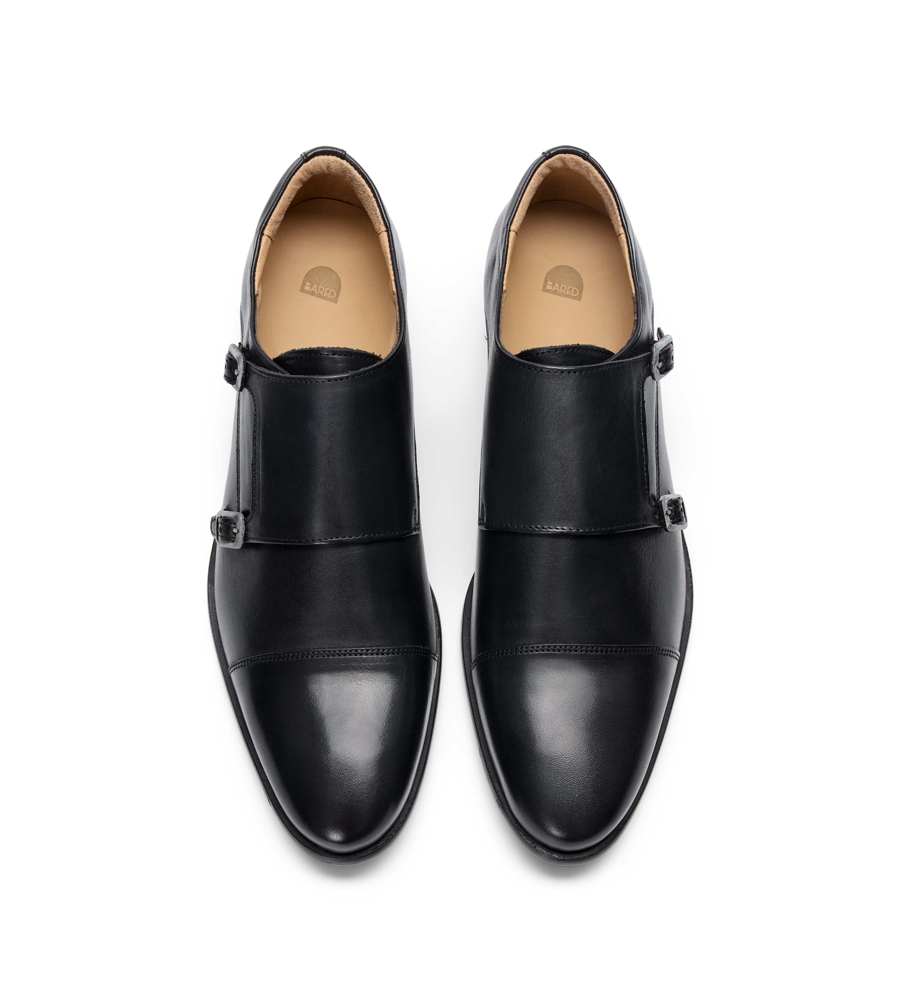 Vanadium Black Leather Monks