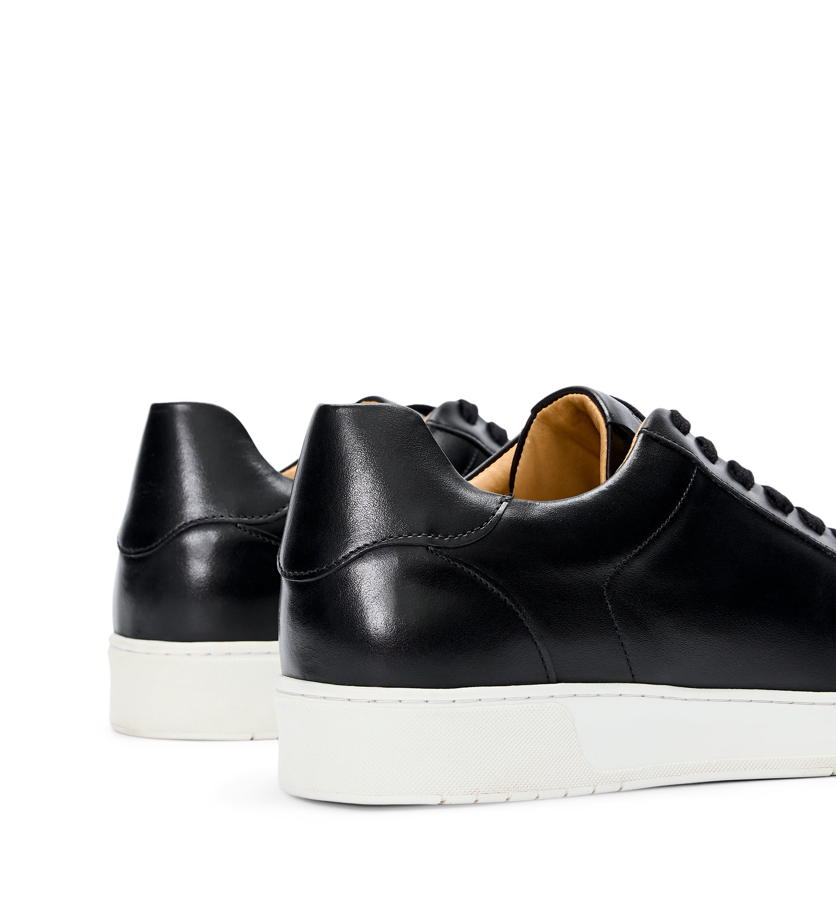 Bohrium Black Leather Sneakers