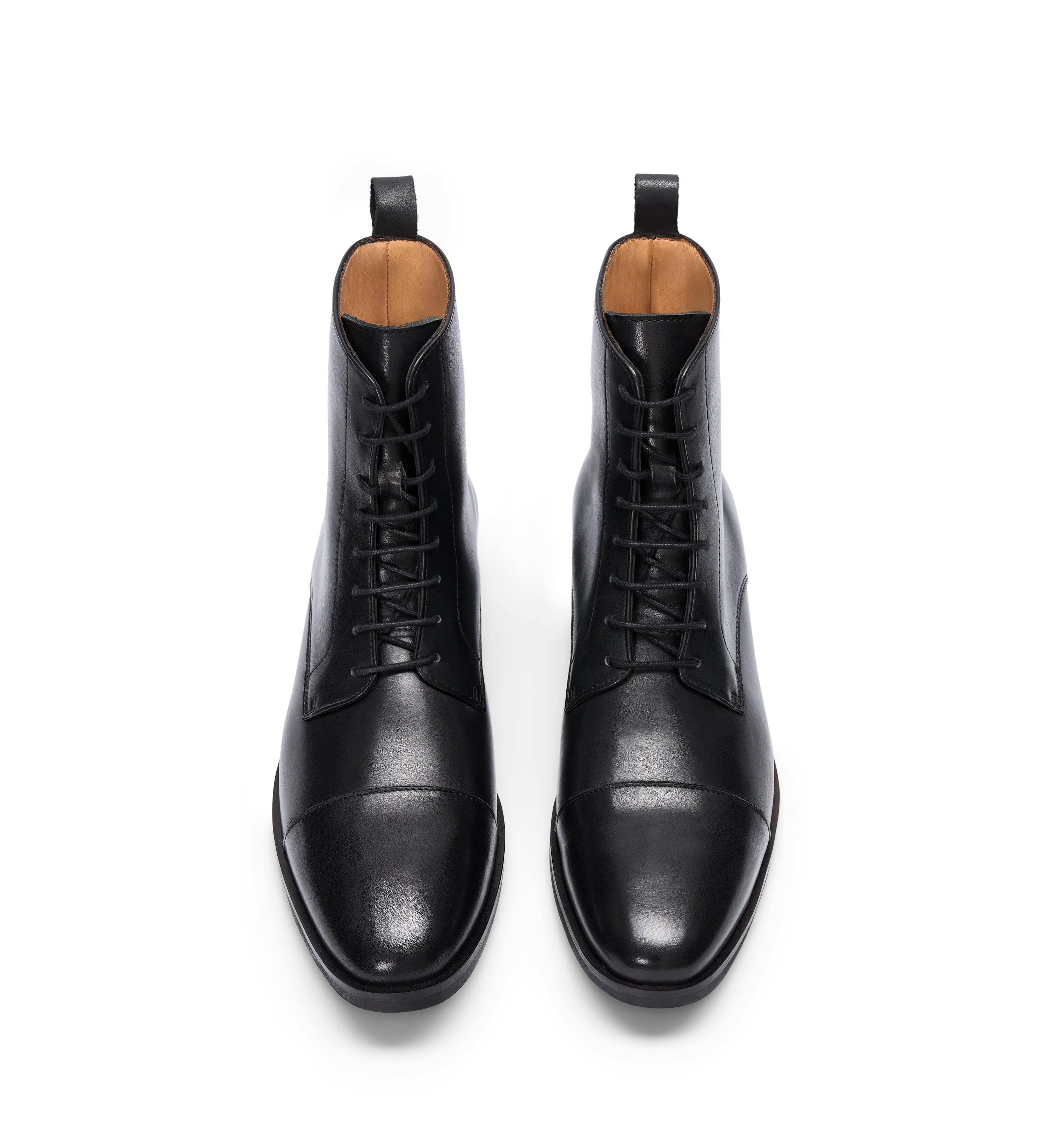 Nobelium Black Leather Men's Boots