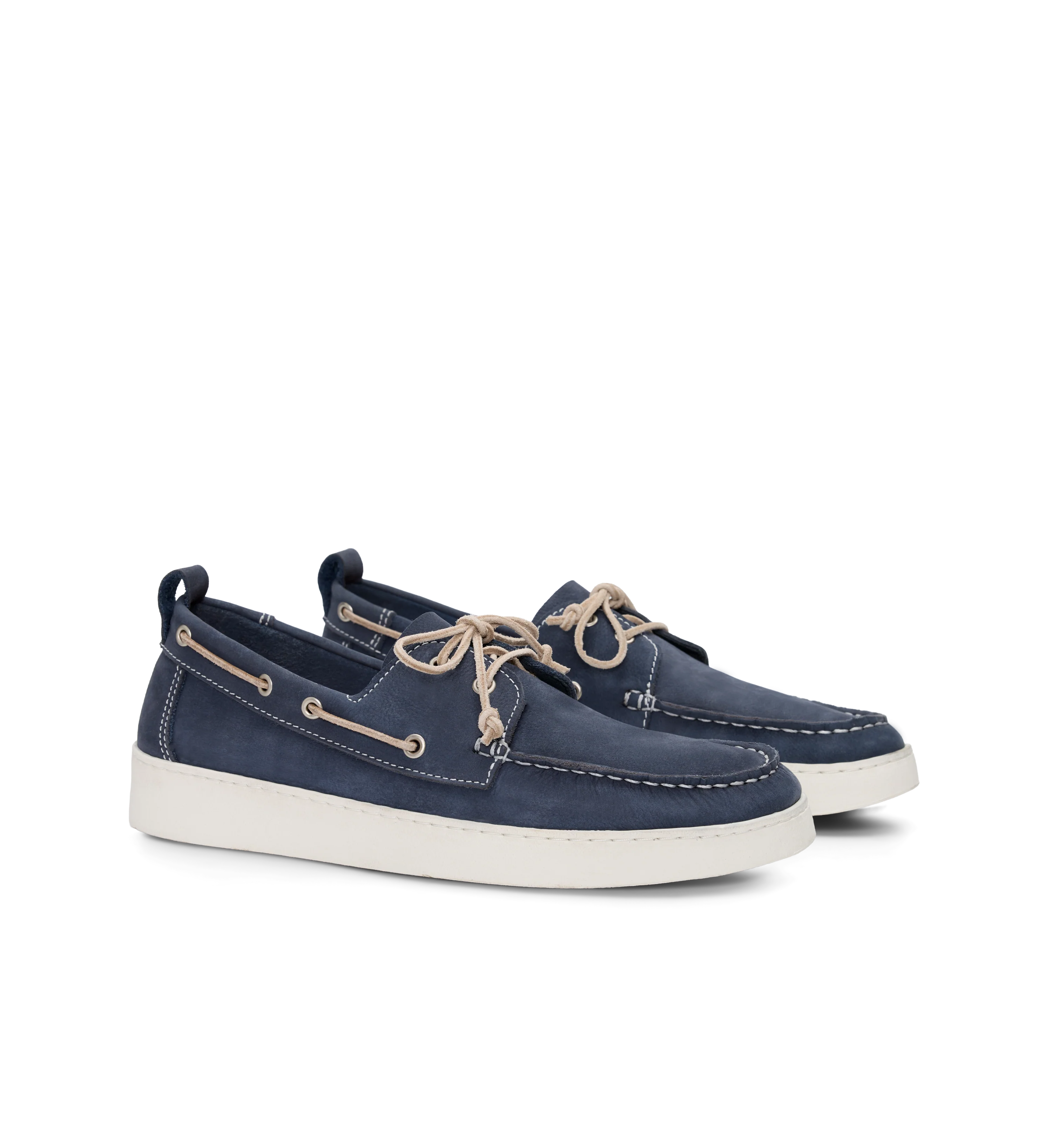 Silicon Dusty Blue Nubuck Men's Casual Shoes
