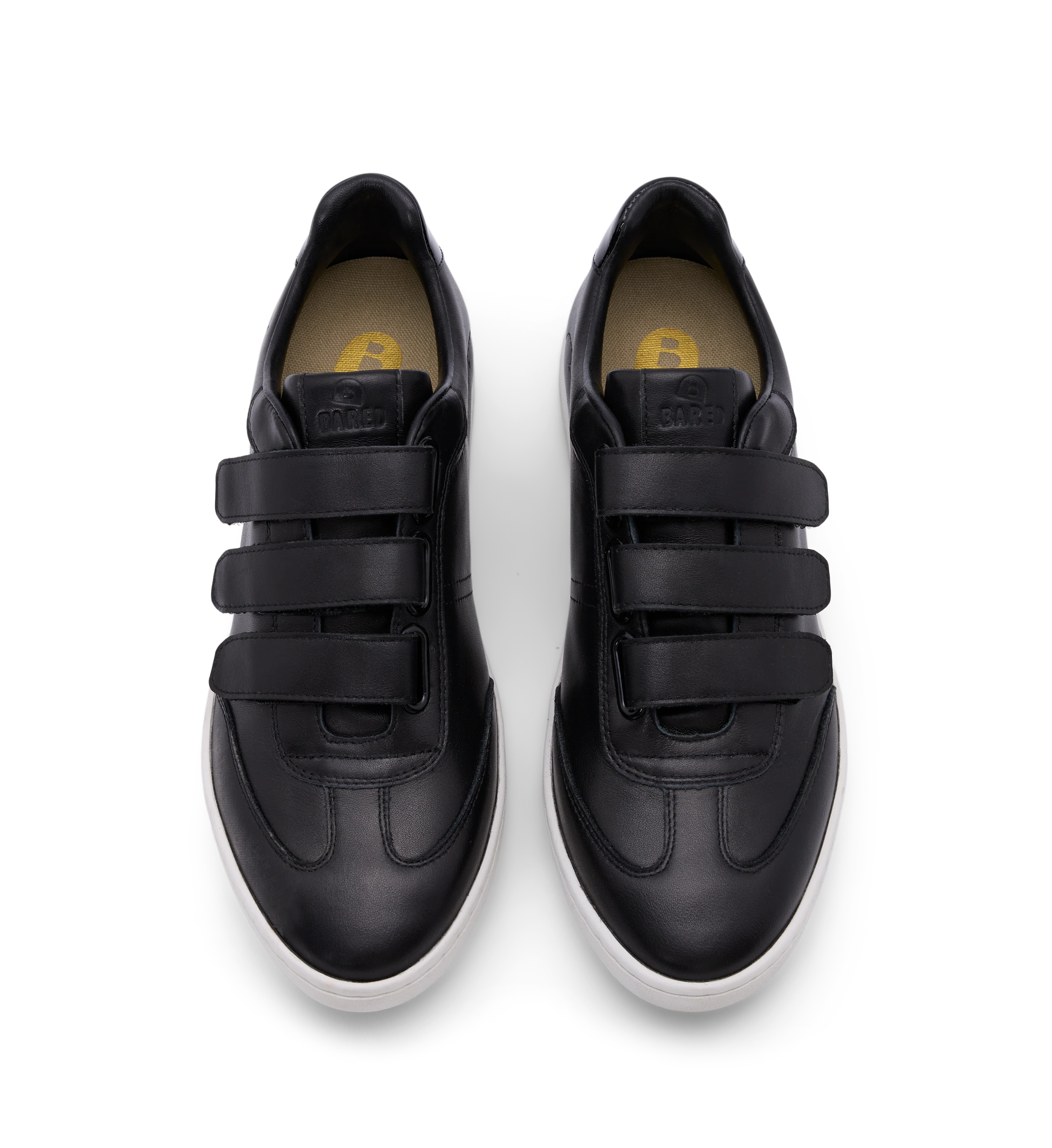 Grandala Black Leather Sneakers
