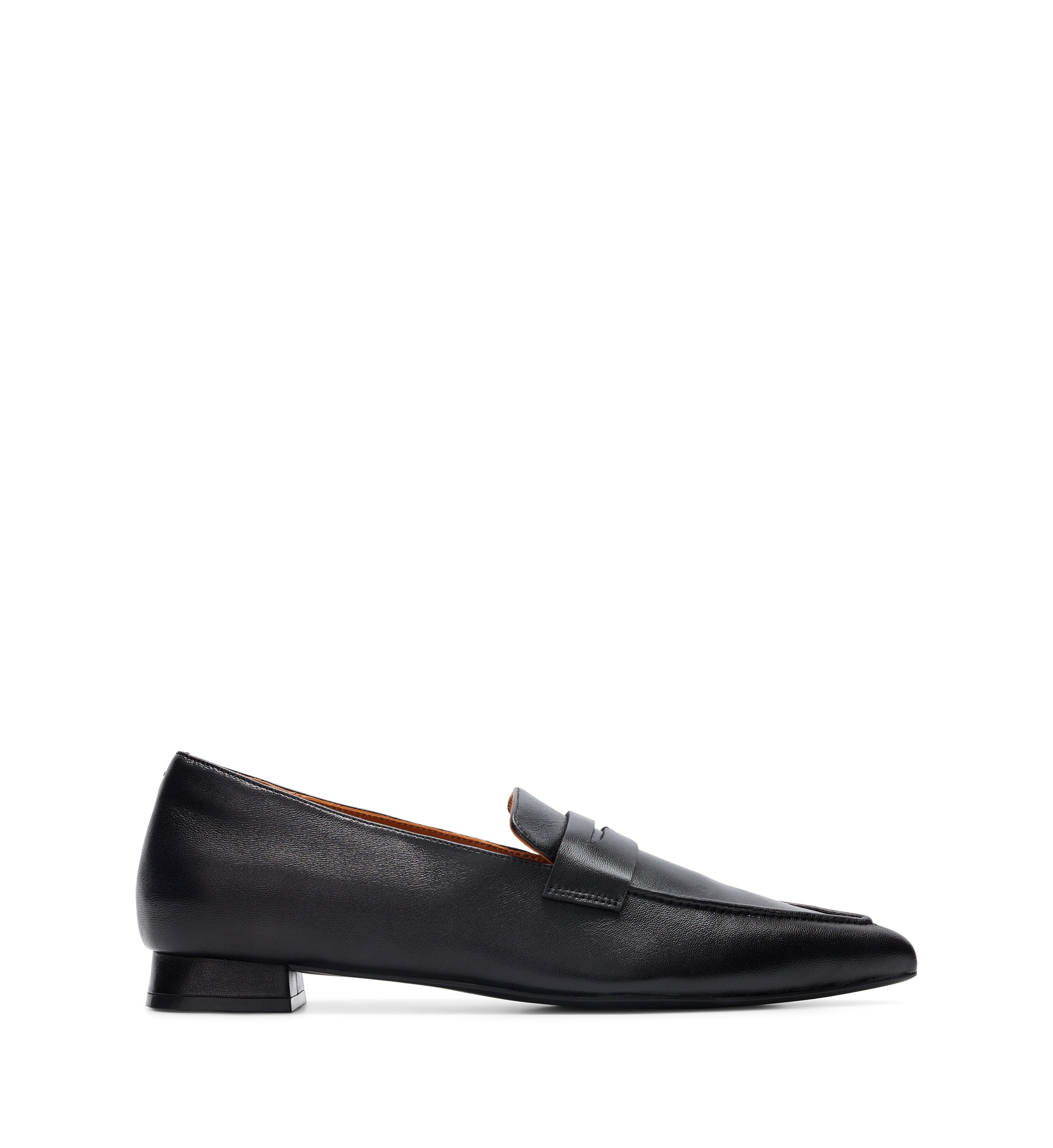 Ninox Black Leather Loafers