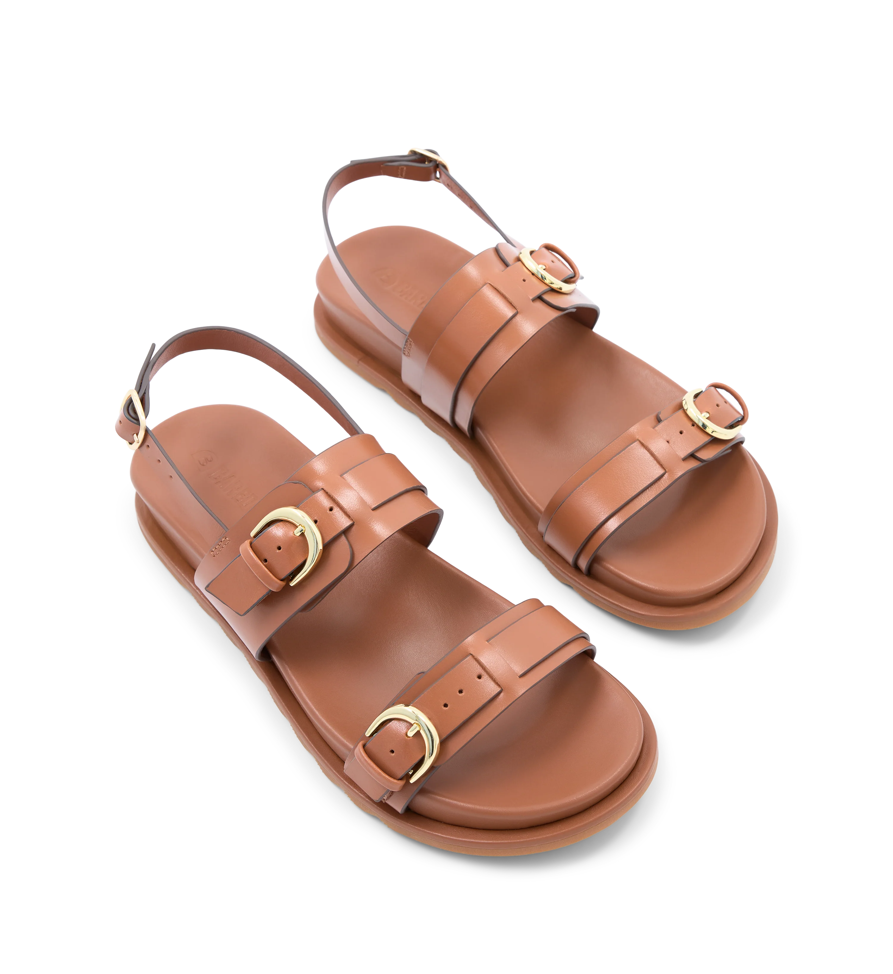 Ardenna Tan Leather Chunky Sandals