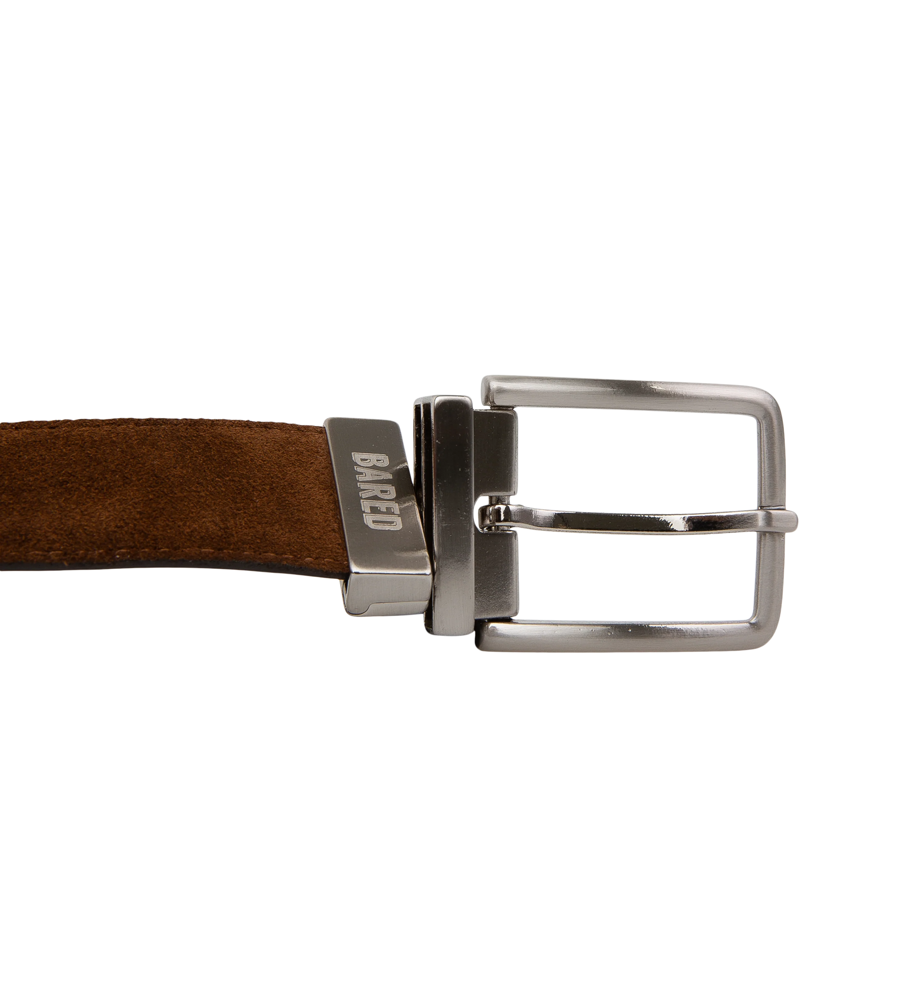Mens Reversible Belt Chocolate Leather & Tobacco Suede