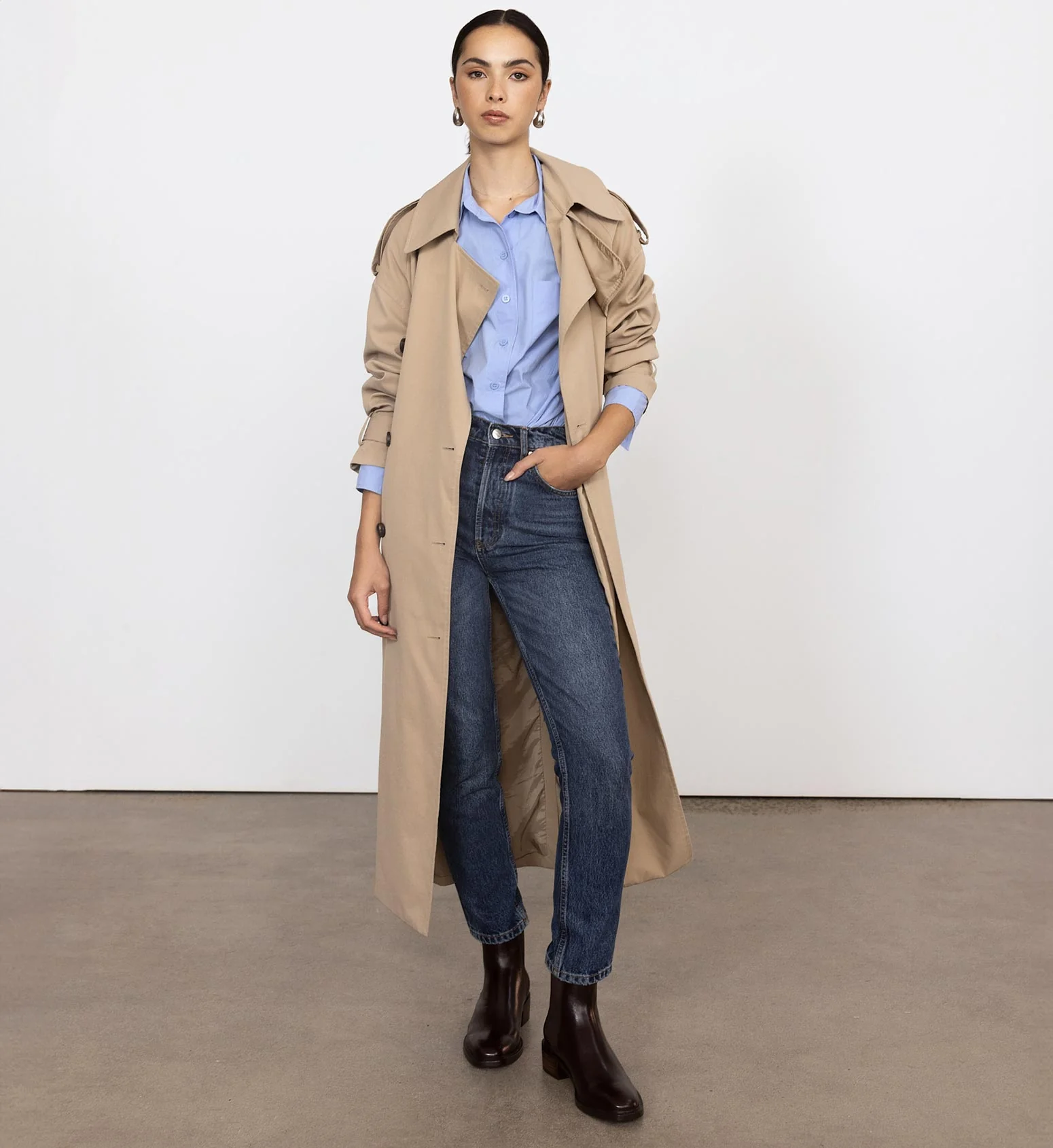 Tyrant Dark Oak Boxed Leather Ankle Boots