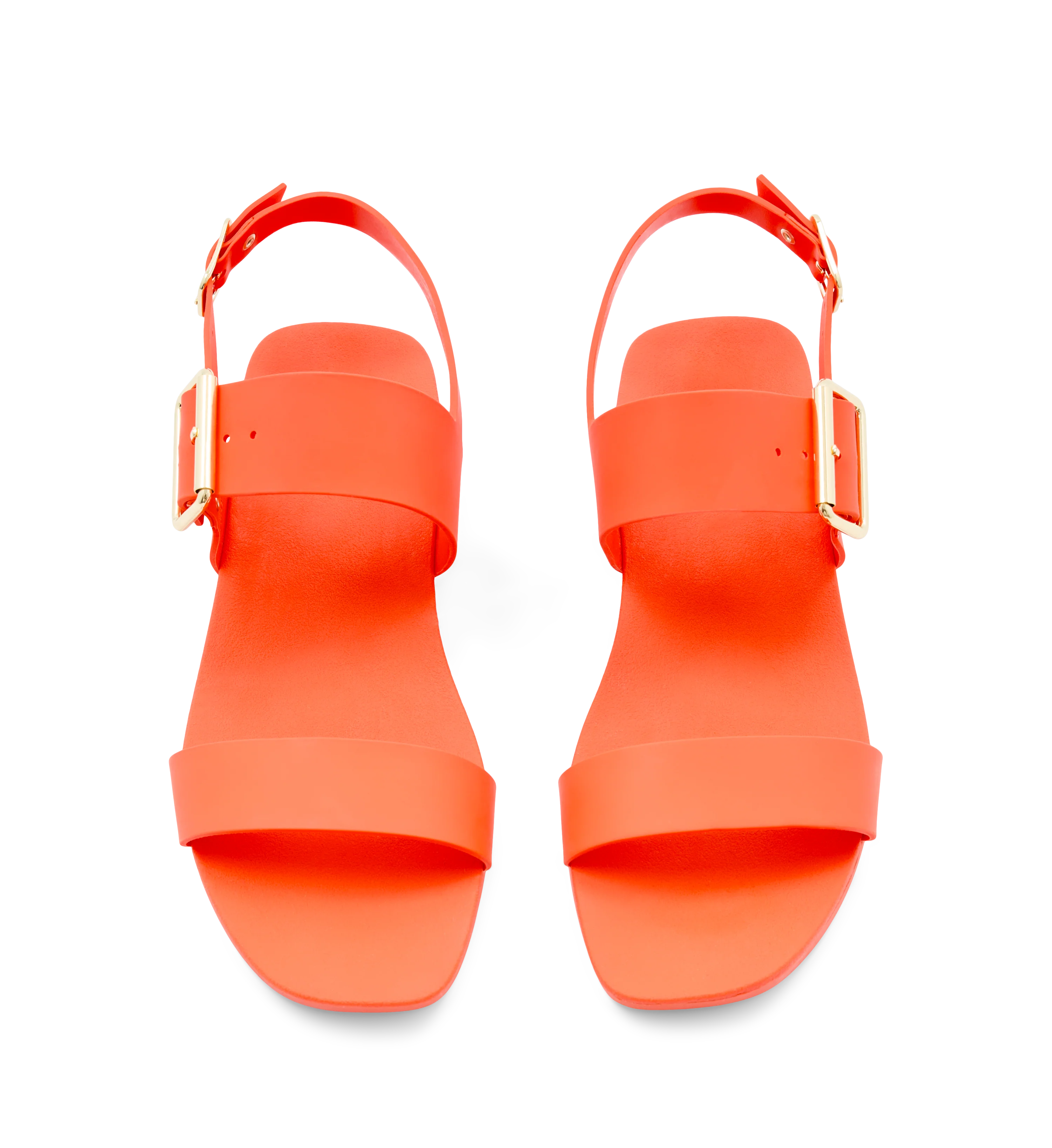 Sanderlings Papaya Rubber Flat Sandals