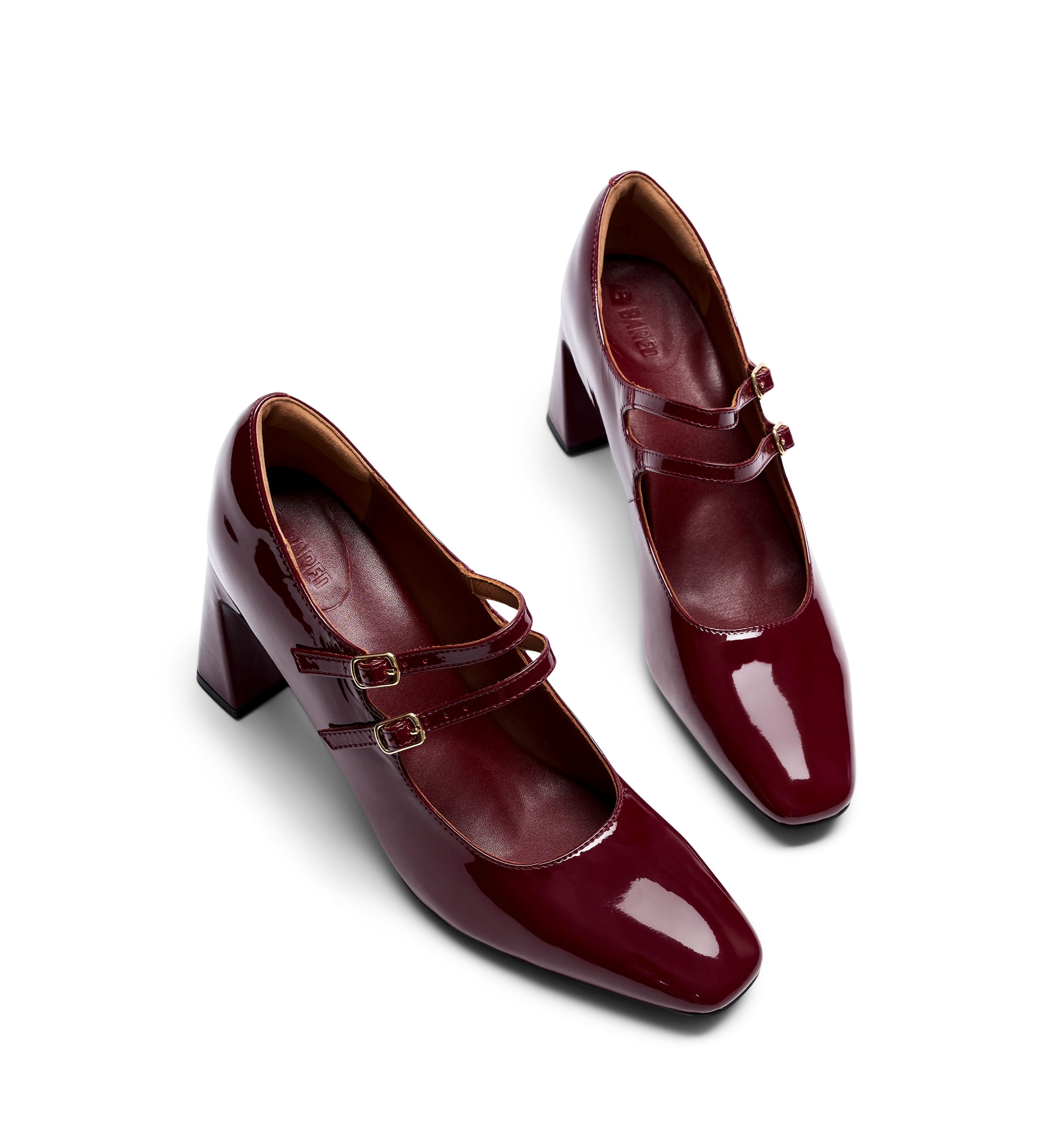 Cayuga Dark Cherry Red Patent Leather High Heels
