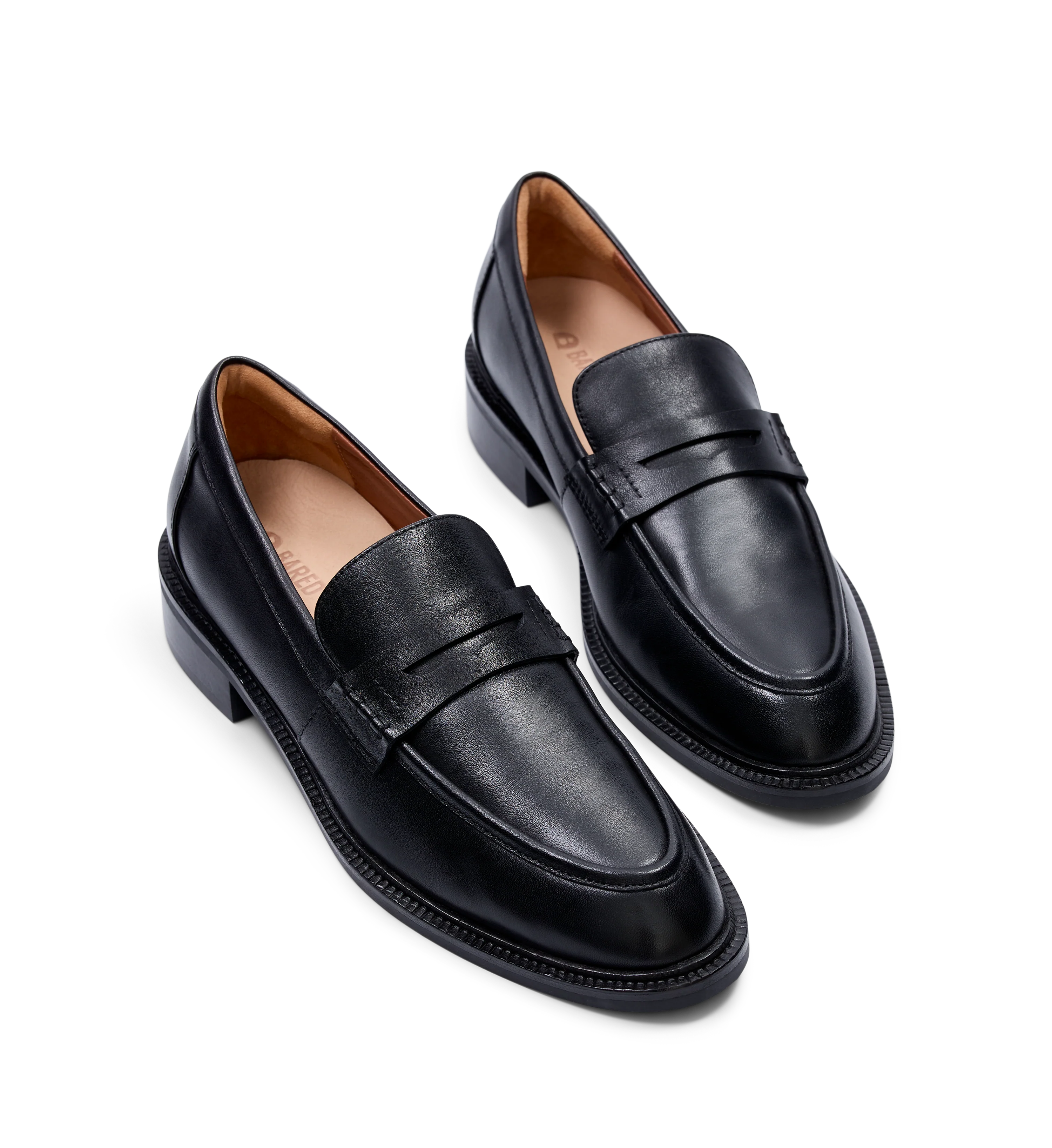 Capito Black Leather Loafers