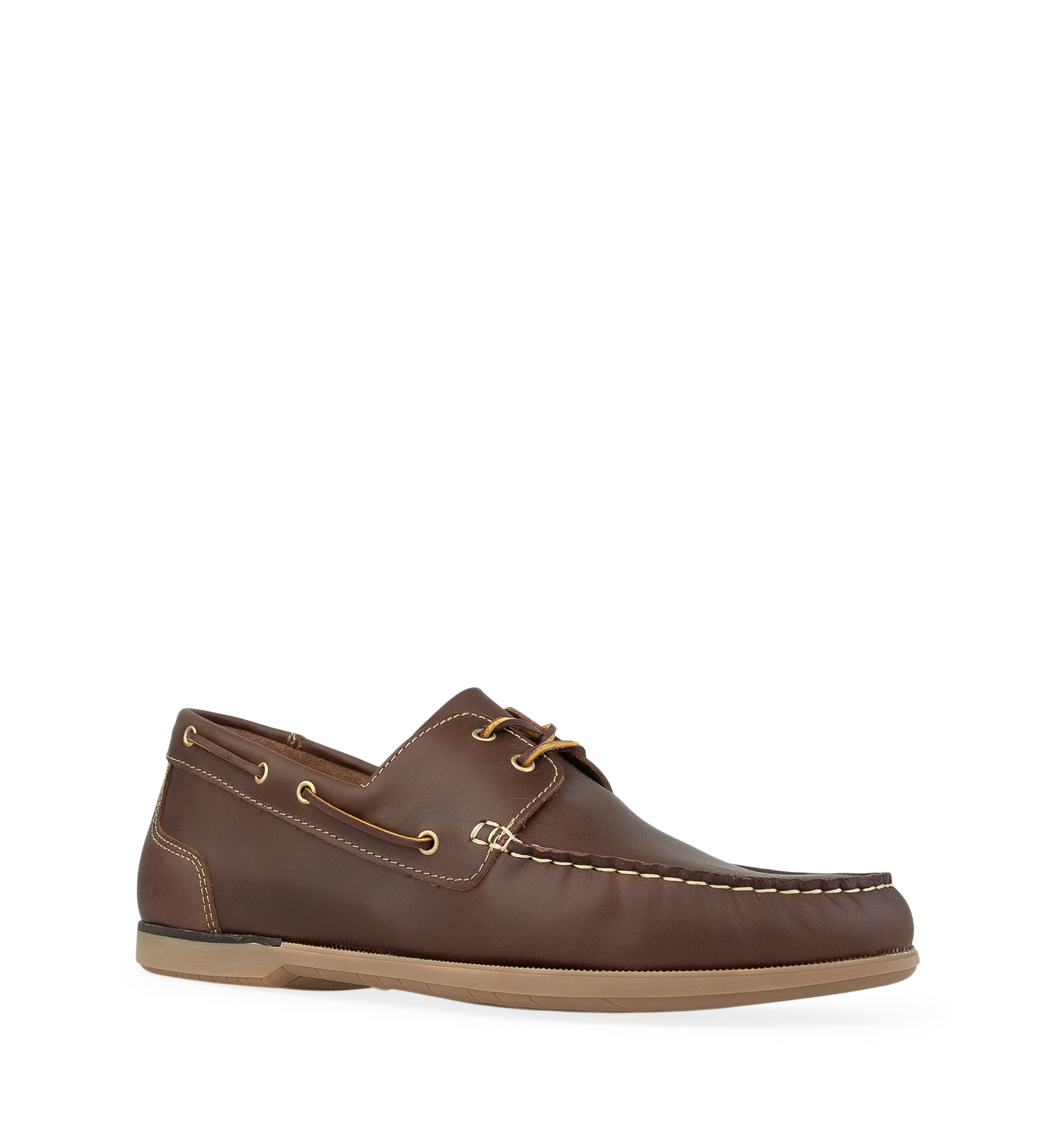 Lithium Chocolate Leather Boat Shoes