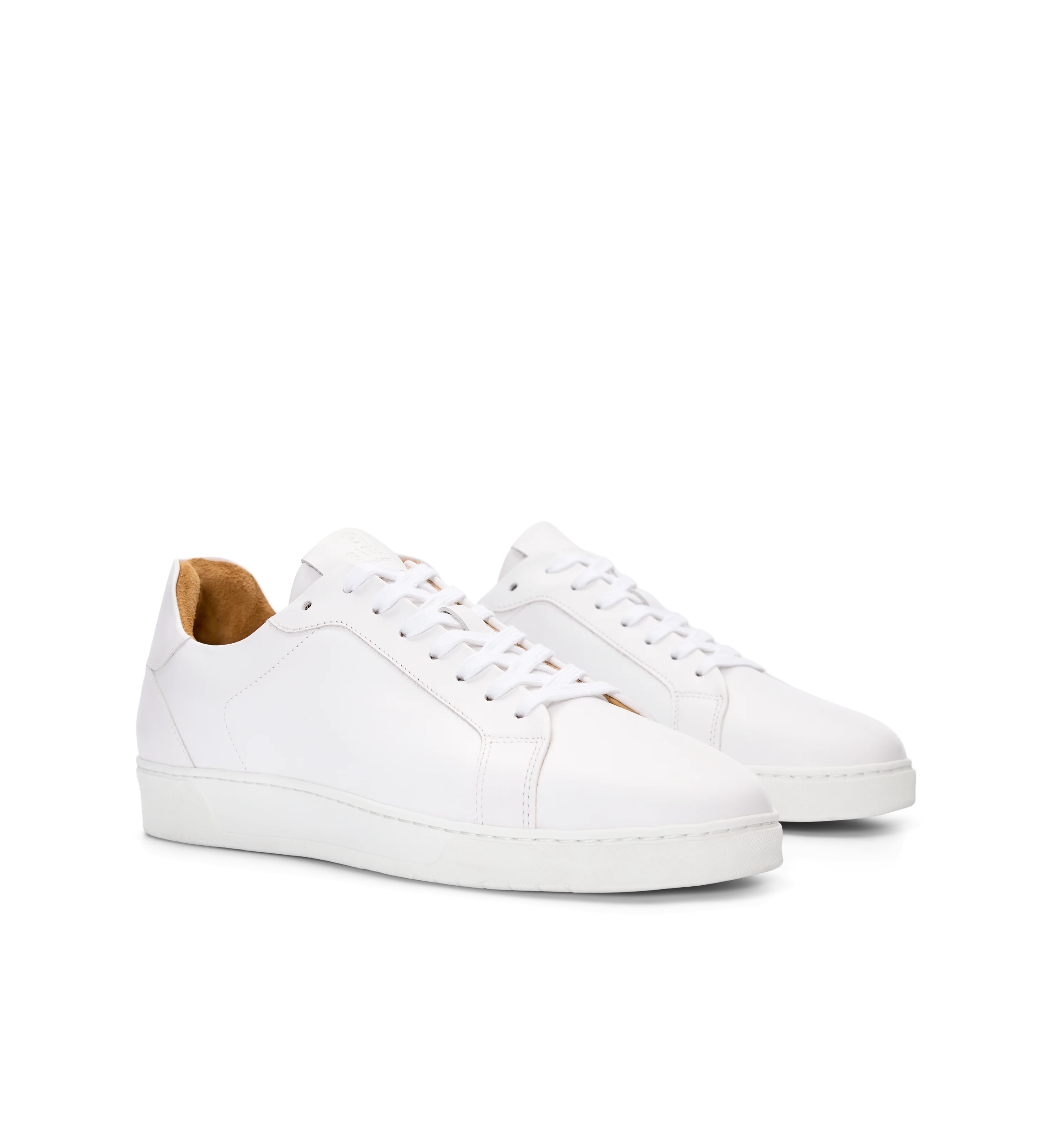 Bohrium Clean White Leather Sneakers