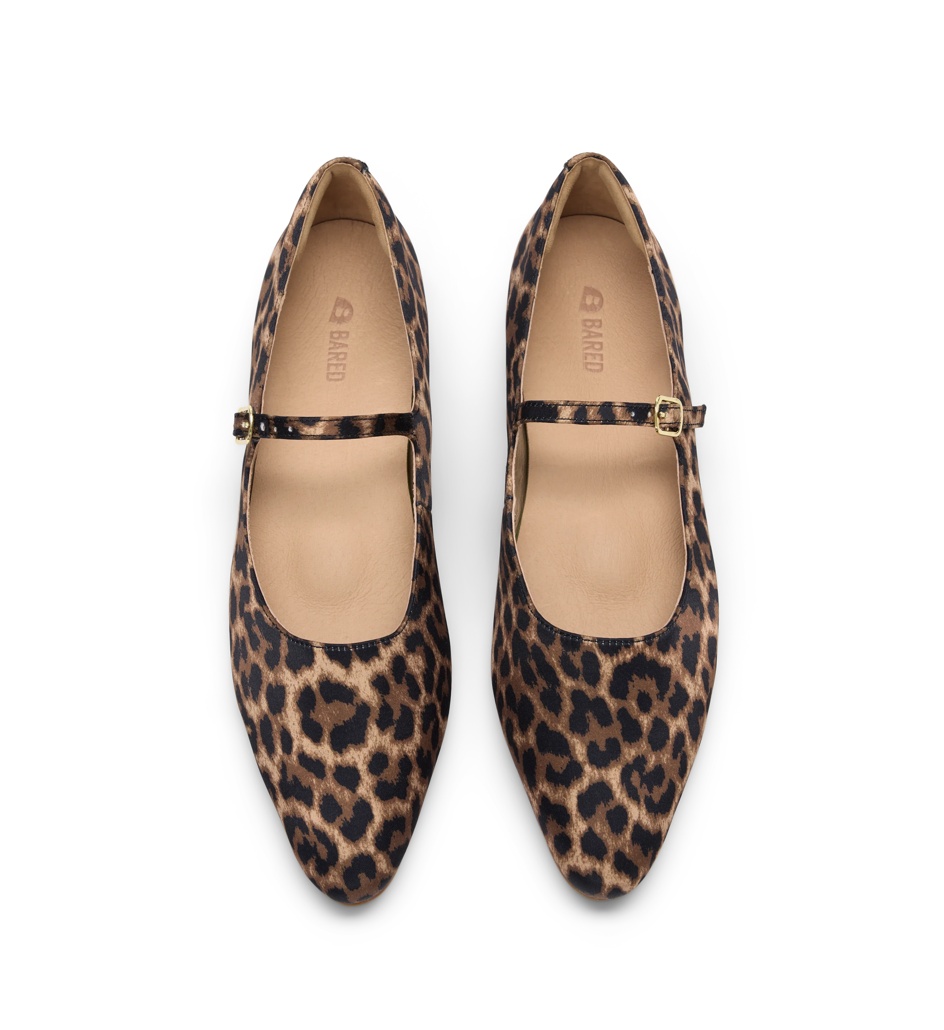 Palmchat Leopard Print Satin Ballet Flats