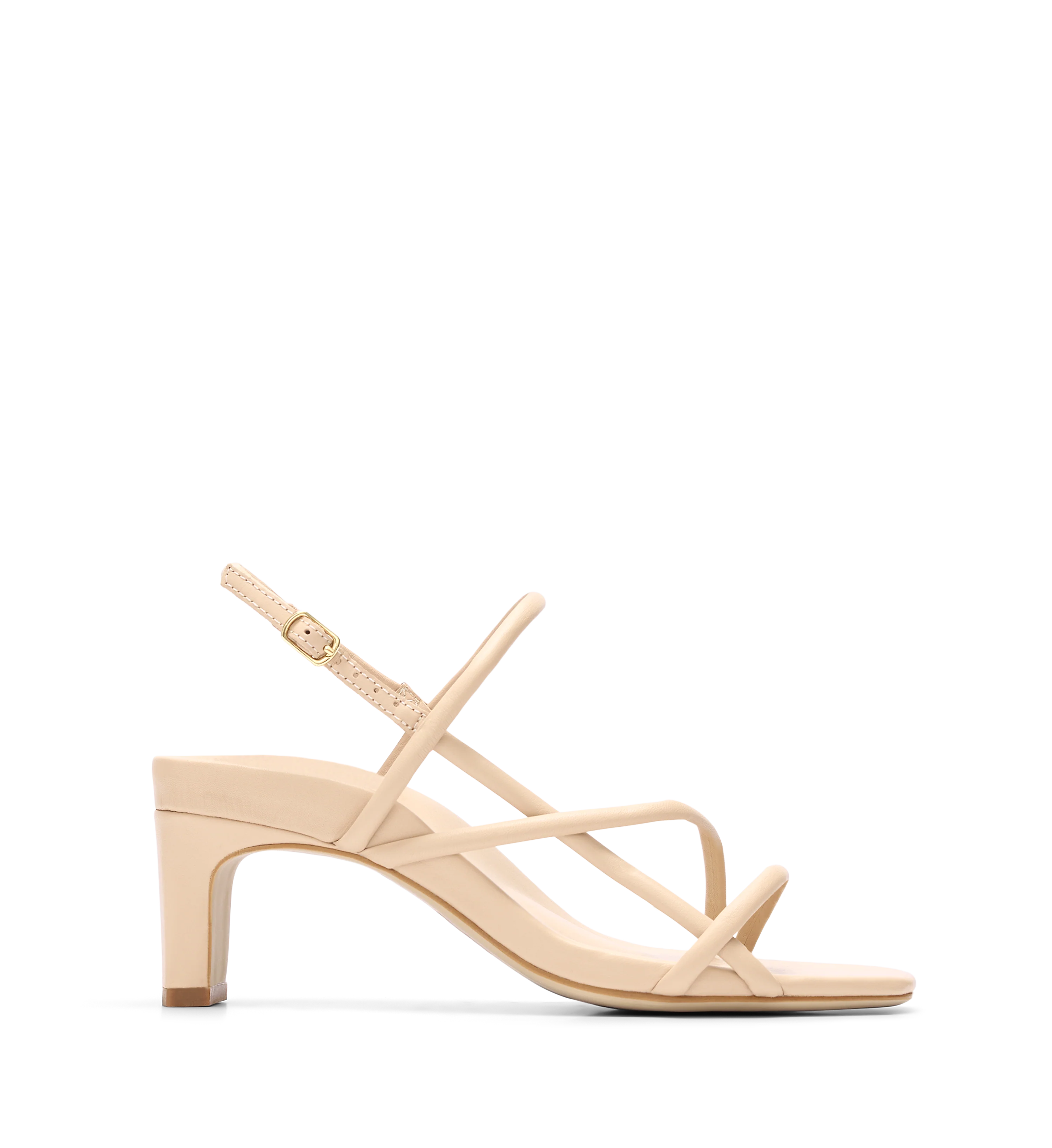 Towhee Sand Leather Low Heels