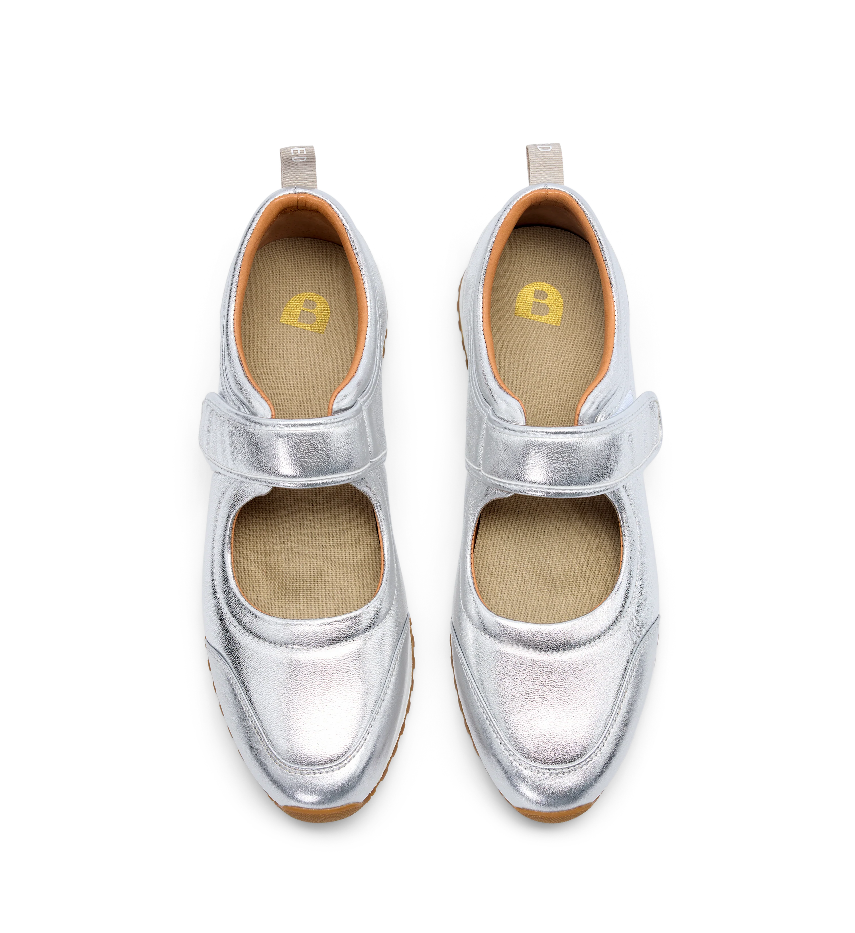 Stonechat Silver Leather Sneakers