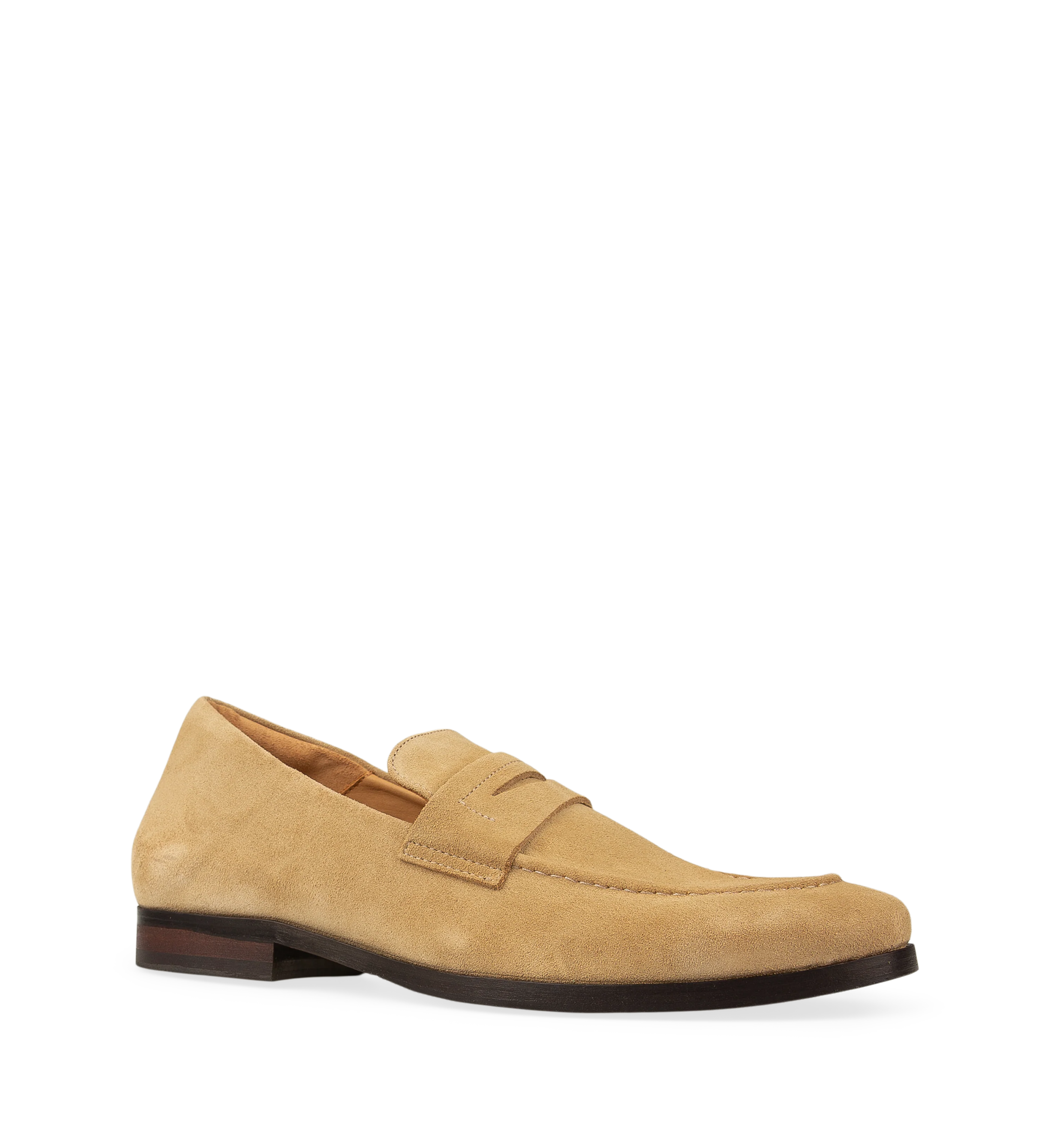 Samarium Sand Suede Loafers