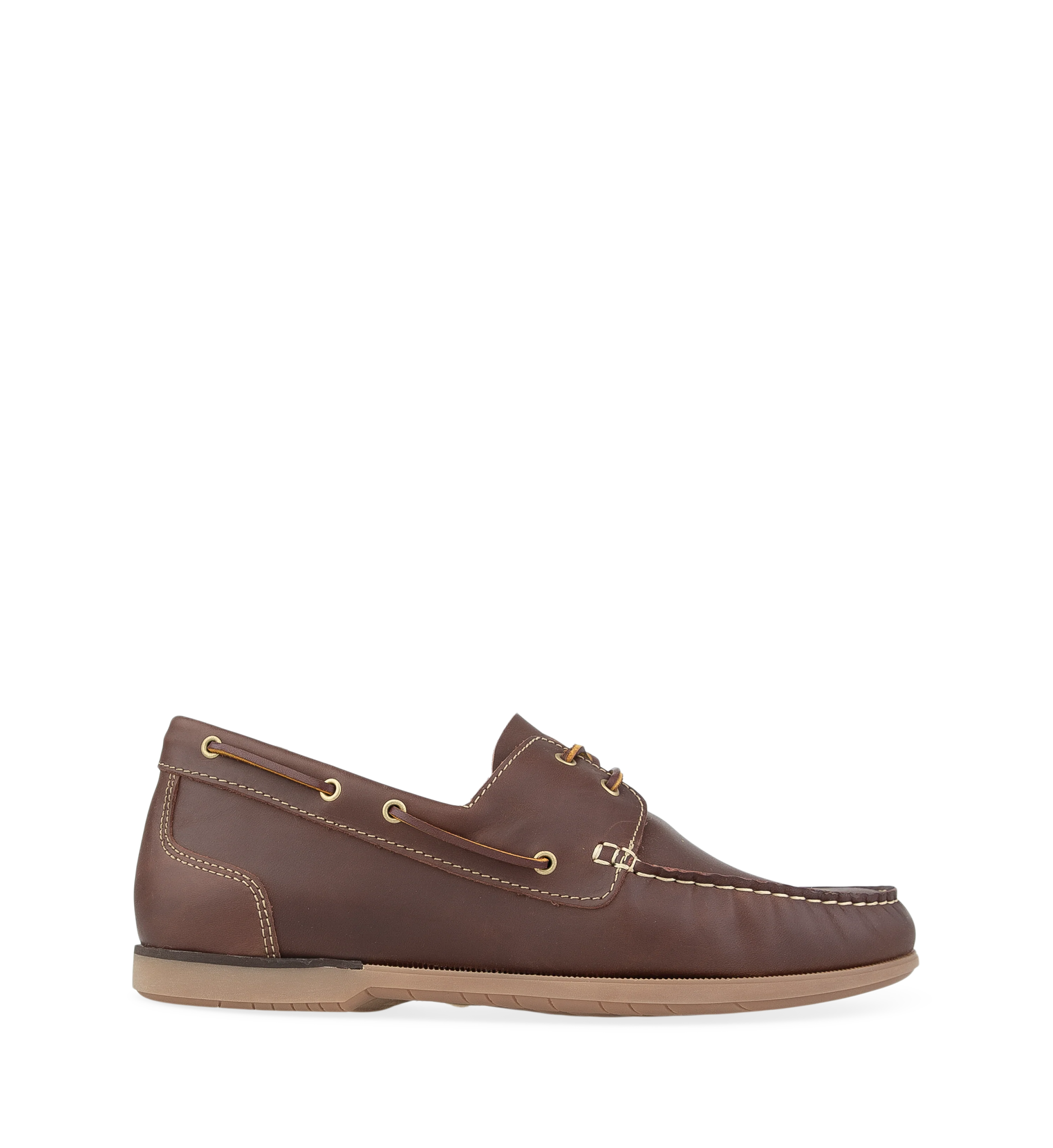 Lithium Chocolate Leather Boat Shoes