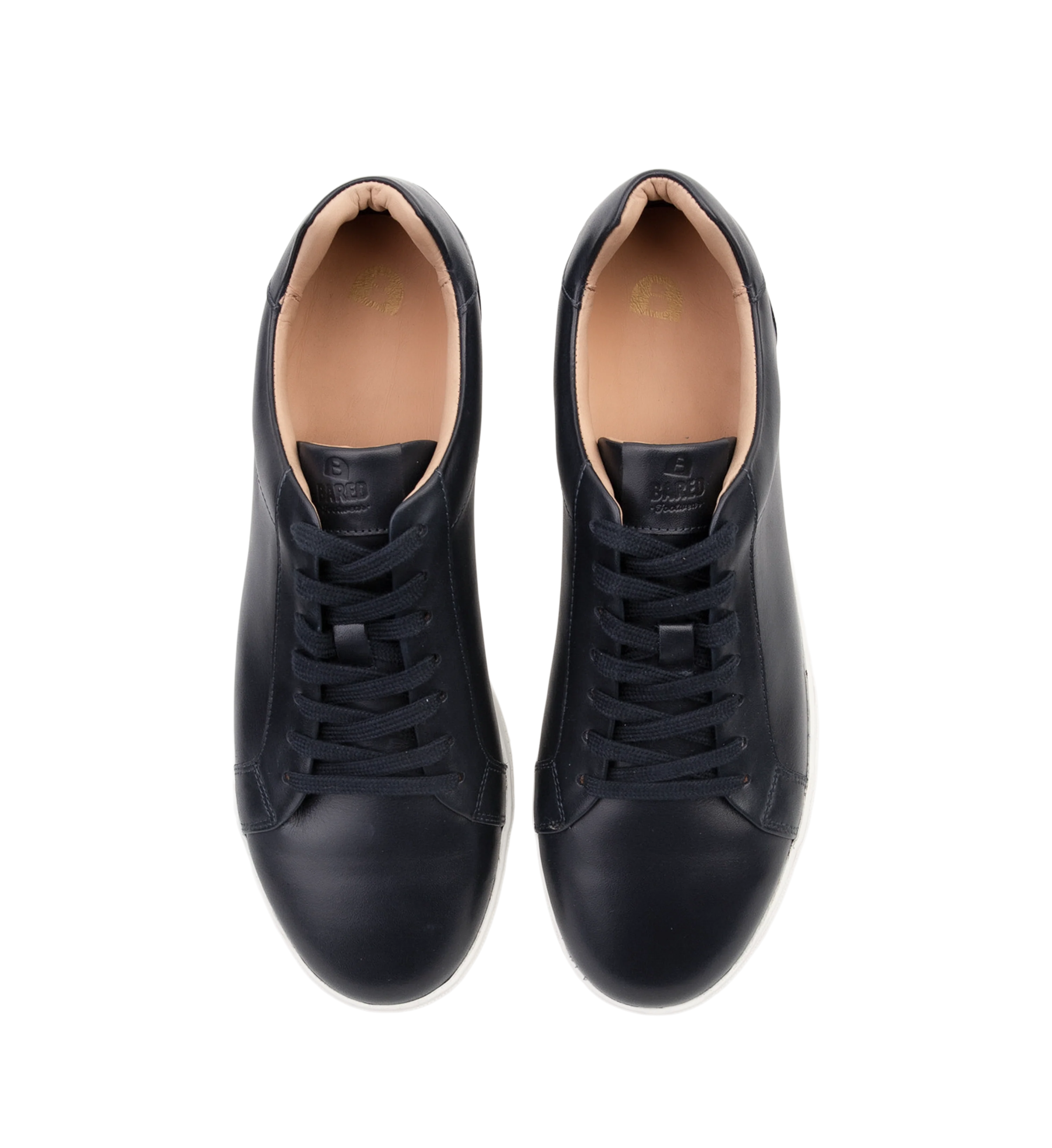 Bohrium Navy Leather Men's Sneakers