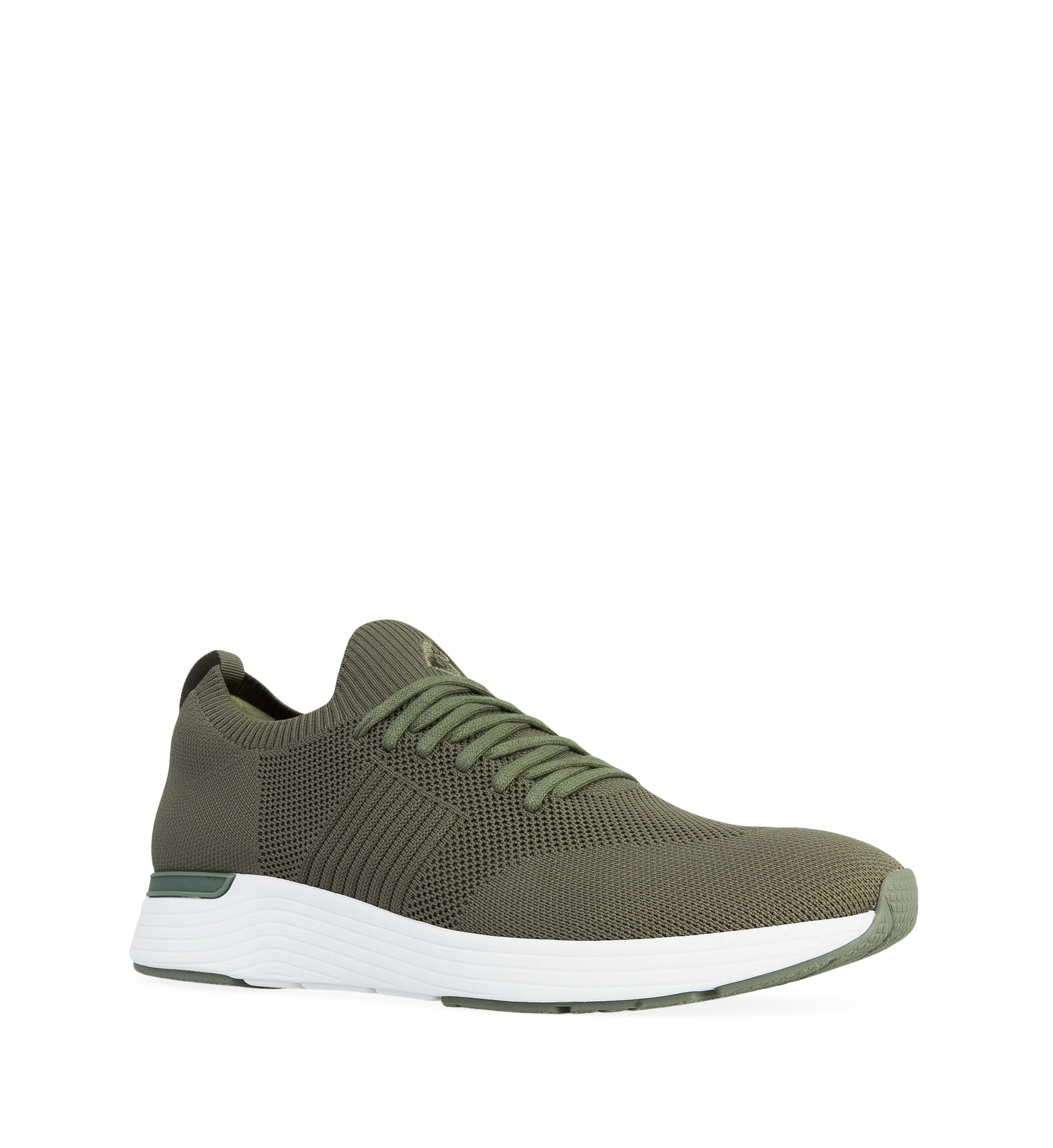 Jinzo Khaki Knit Sneakers