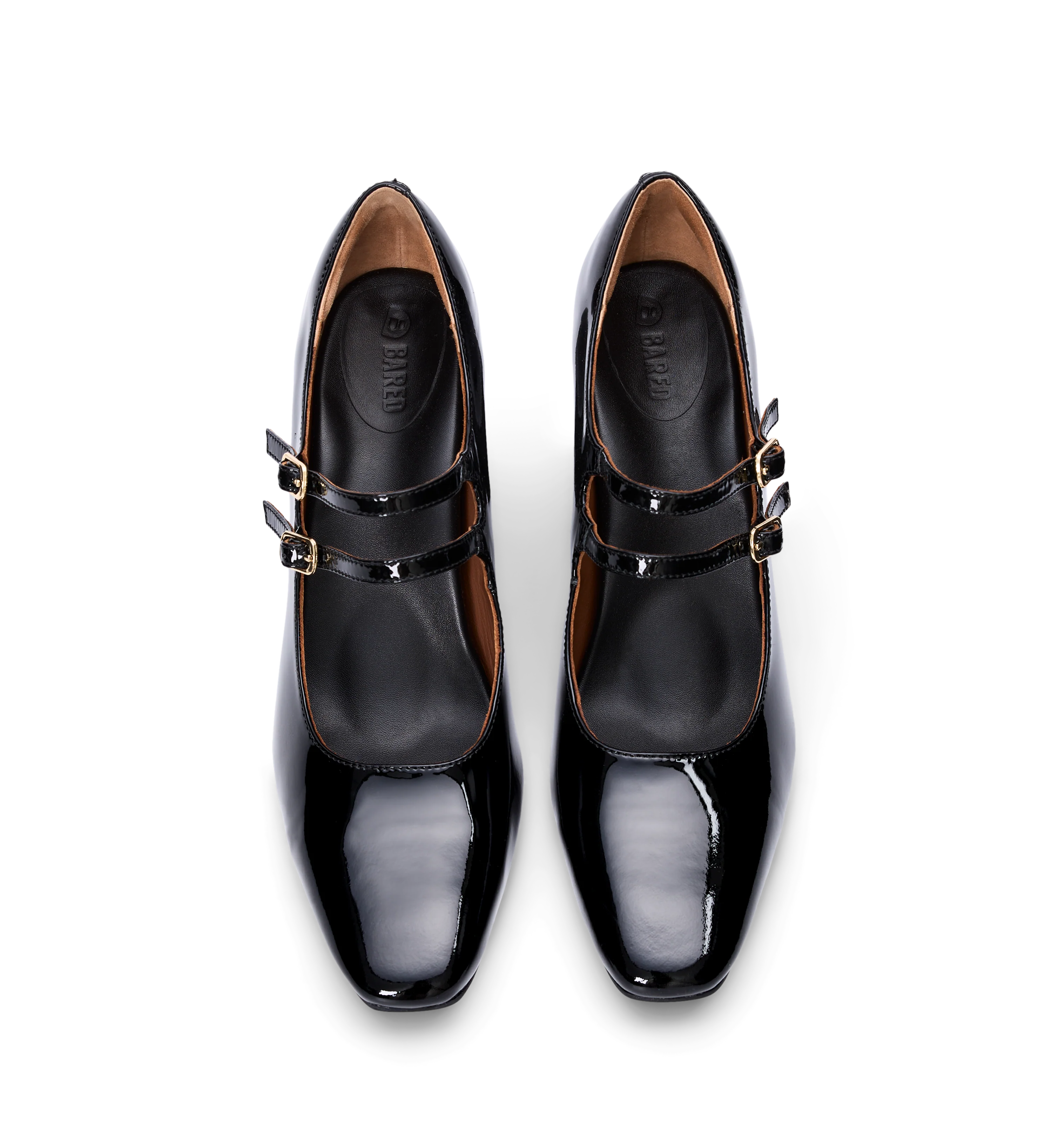 Cayuga Black Patent Leather High Heels