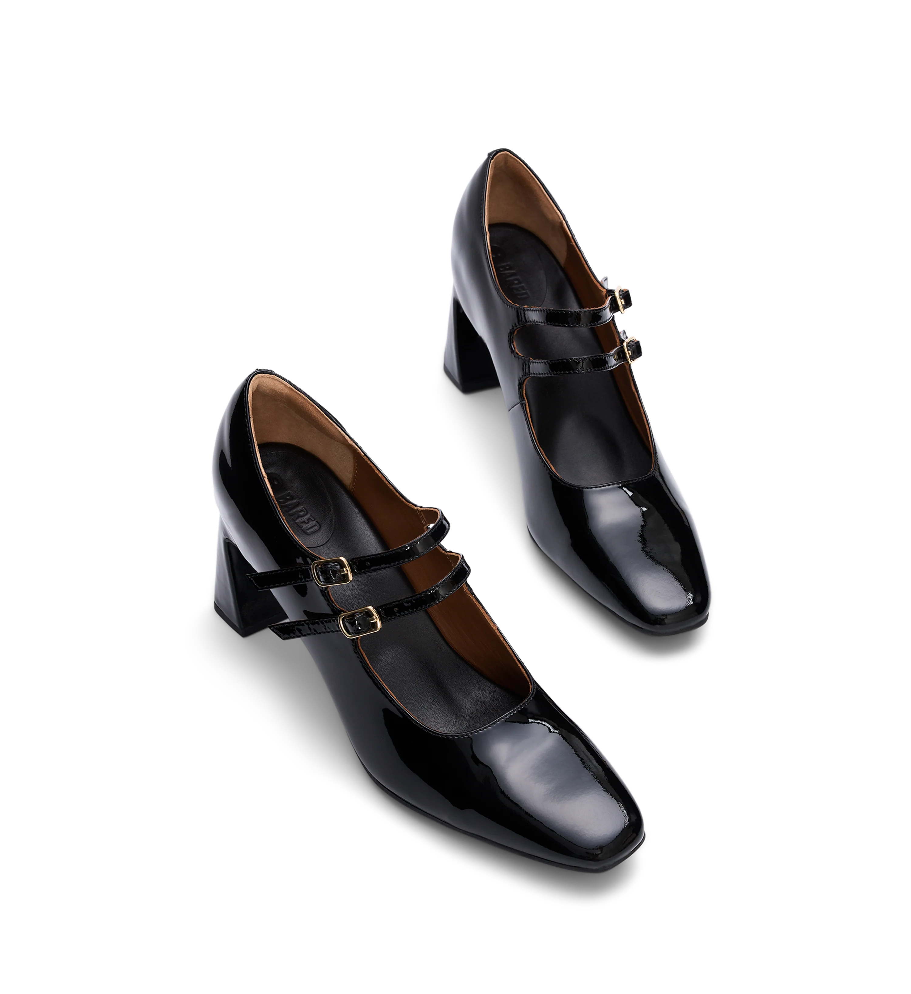 Cayuga Black Patent Leather High Heels