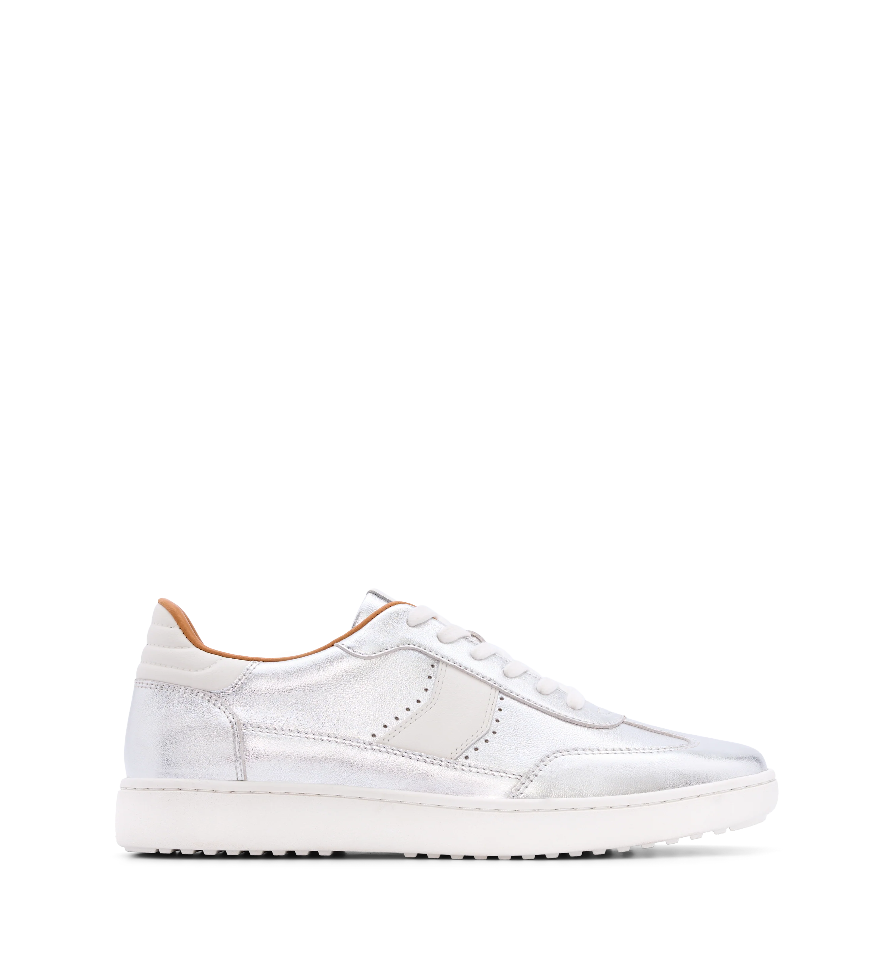 Amakihi Silver Leather Sneakers