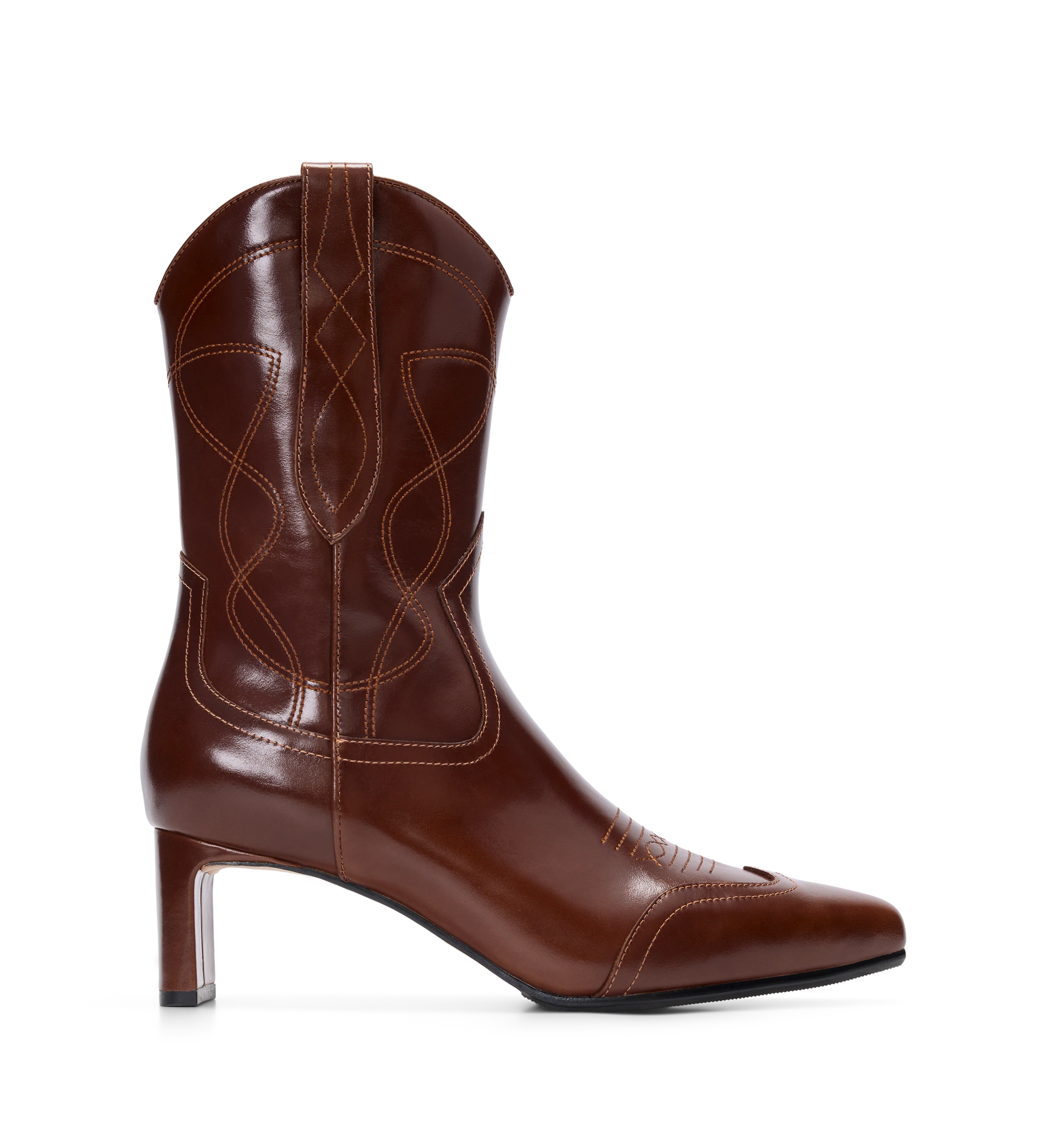 Willet Golden Tan Leather Heeled Boots