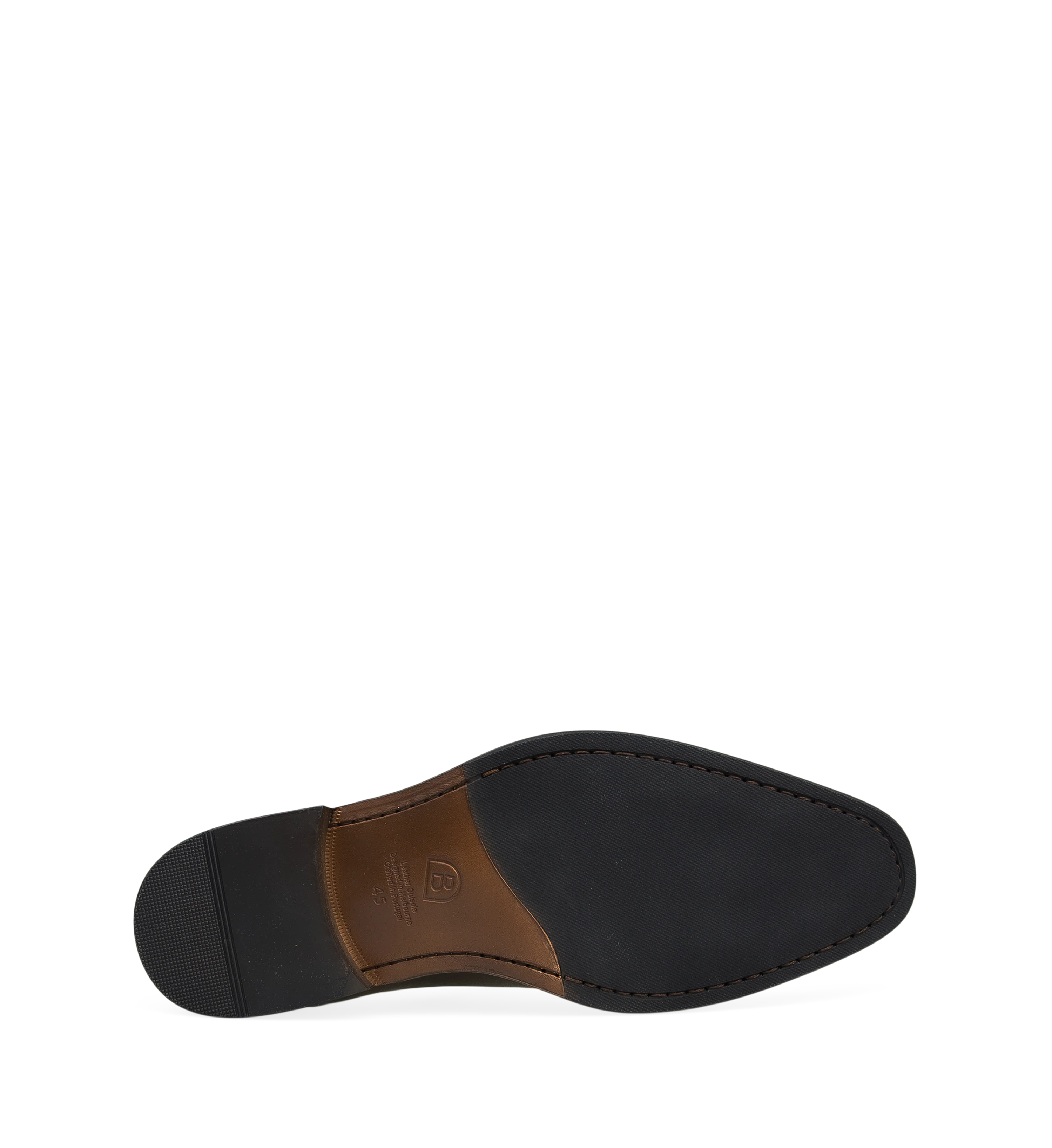 Osmium Brown Leather Lace Up Dress Shoes