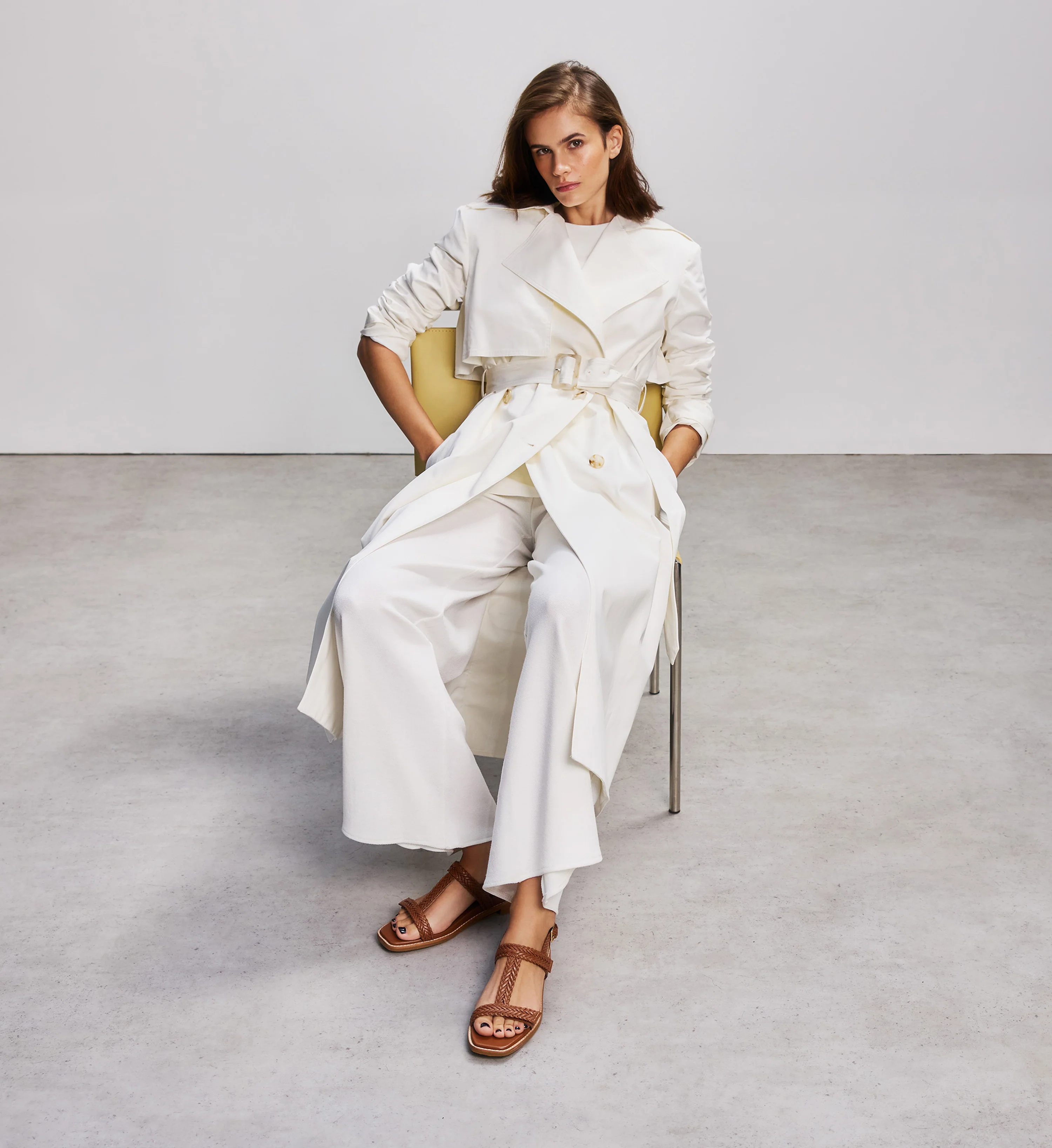 Anhinga Tan Leather Sandals