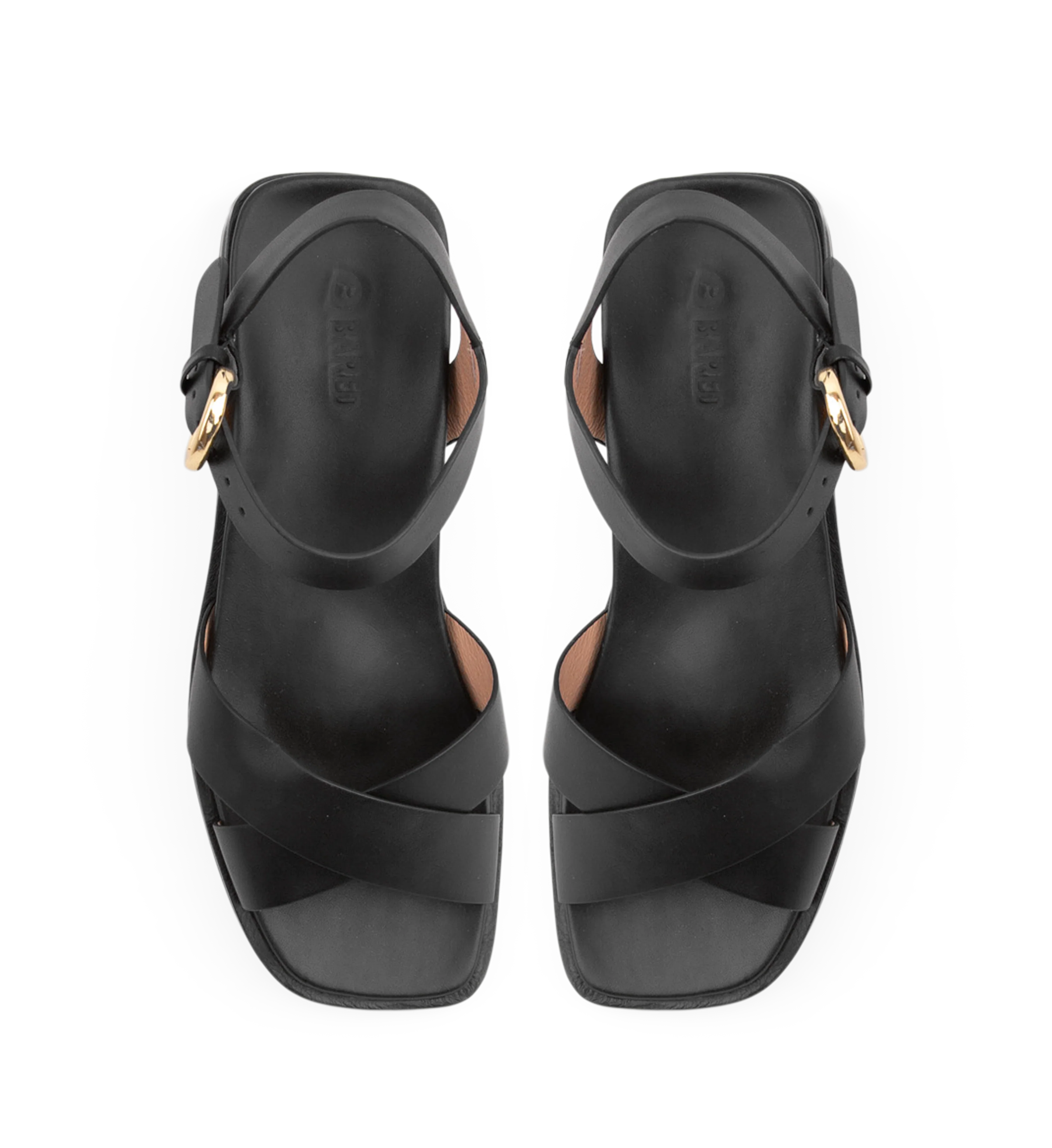 Tyrannulet Black Leather Sandals