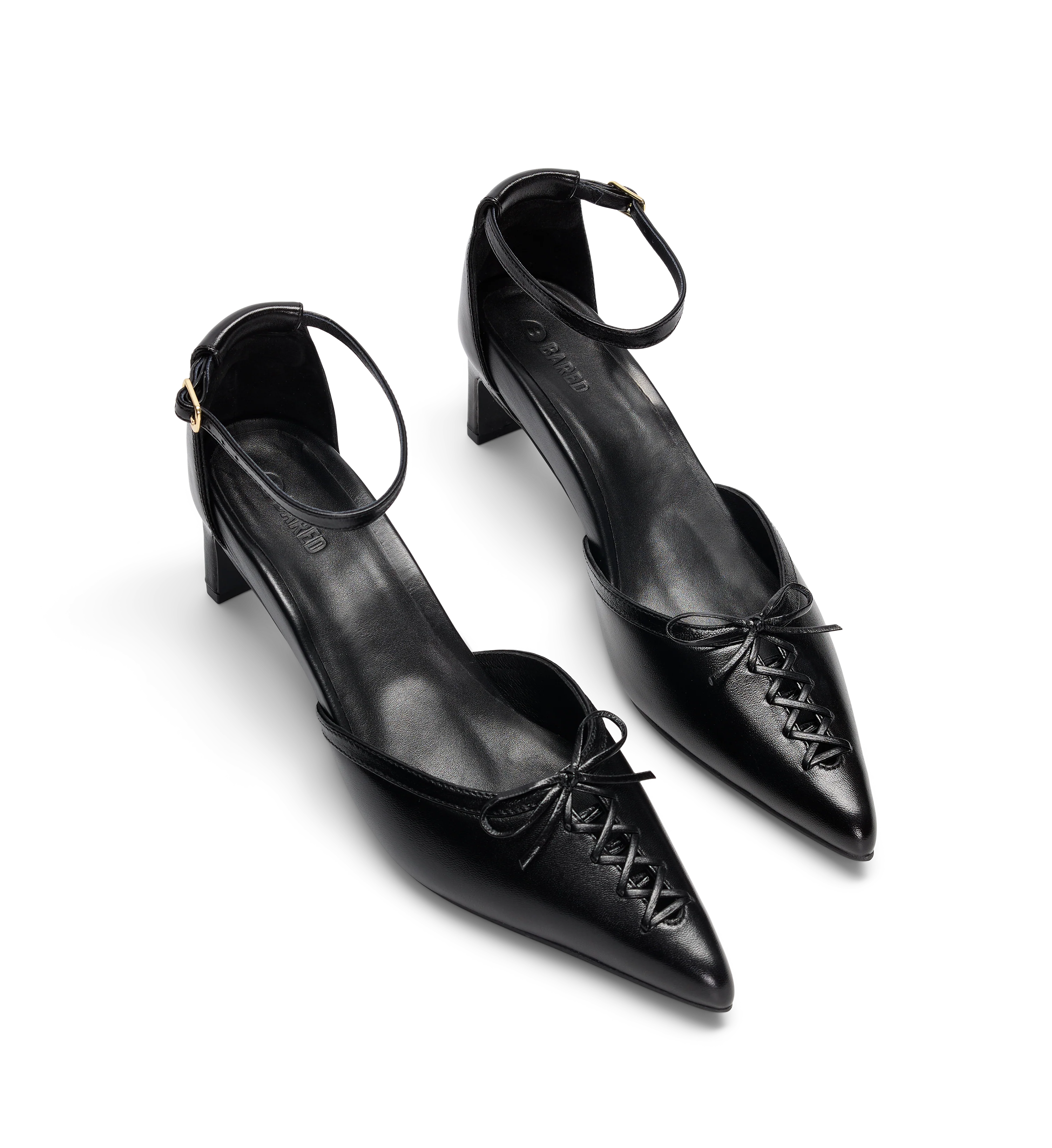 Suiriri Black leather Low Heels