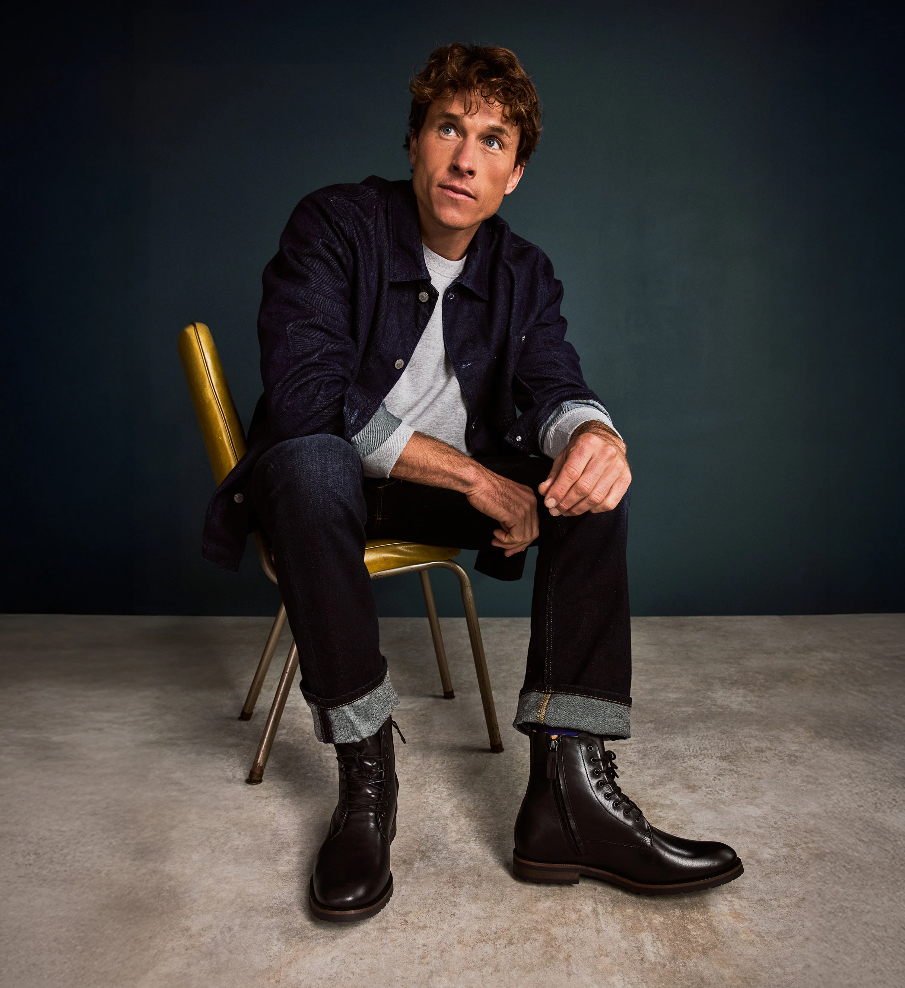 Argon Black Leather Men's Boots