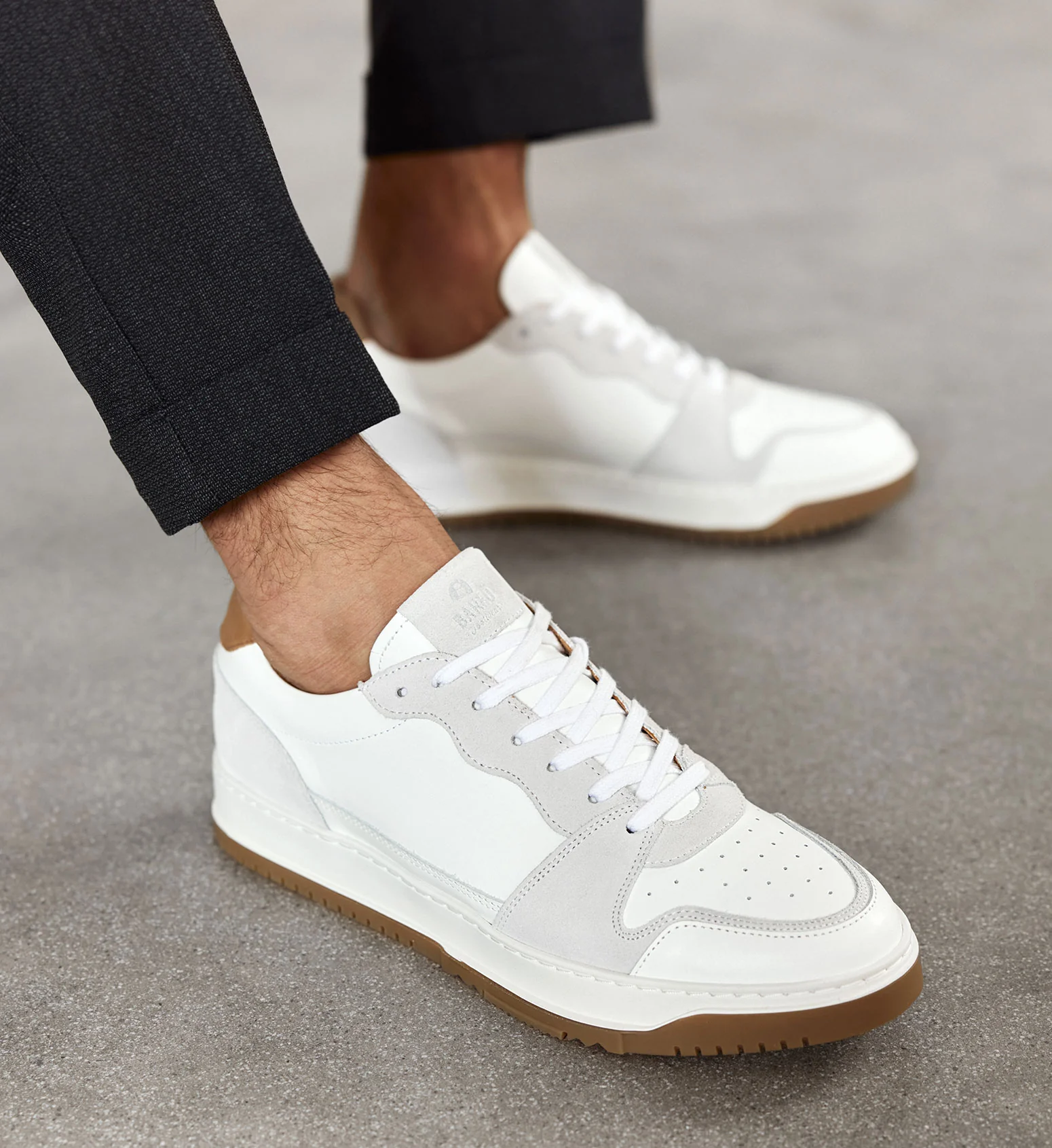 Mercury White Leather Sneakers
