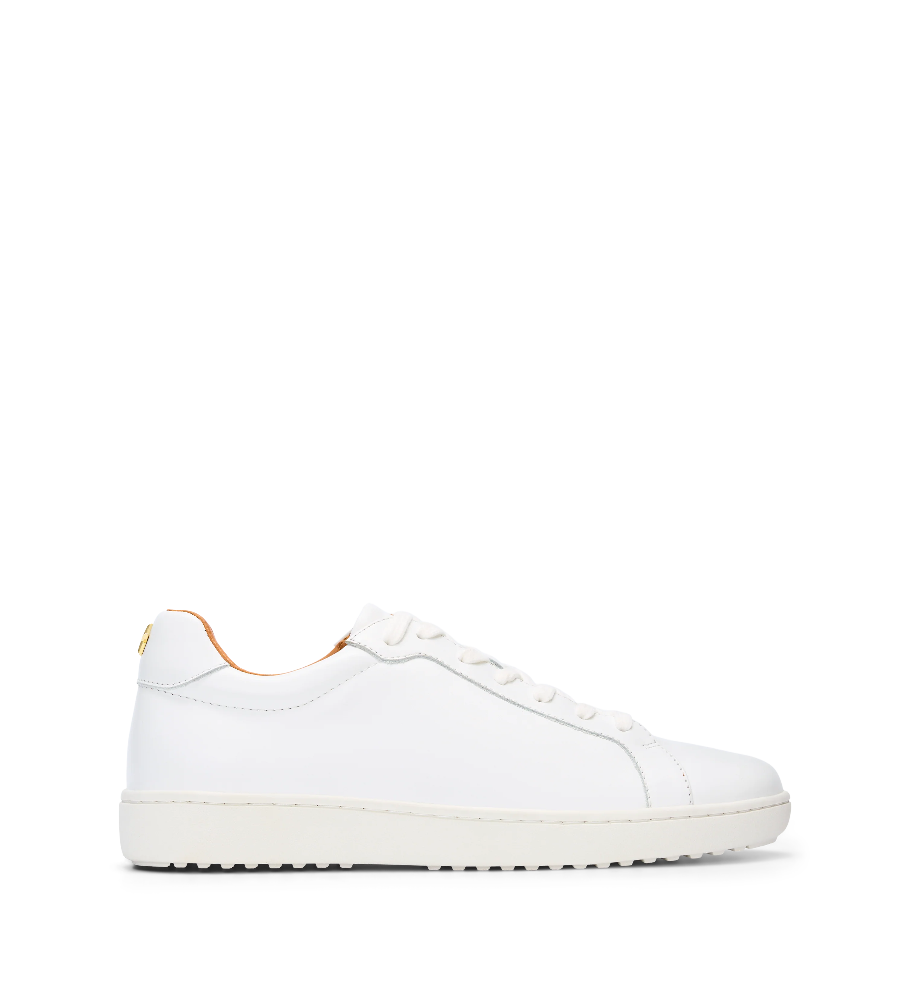 Sialia White Leather Sneakers