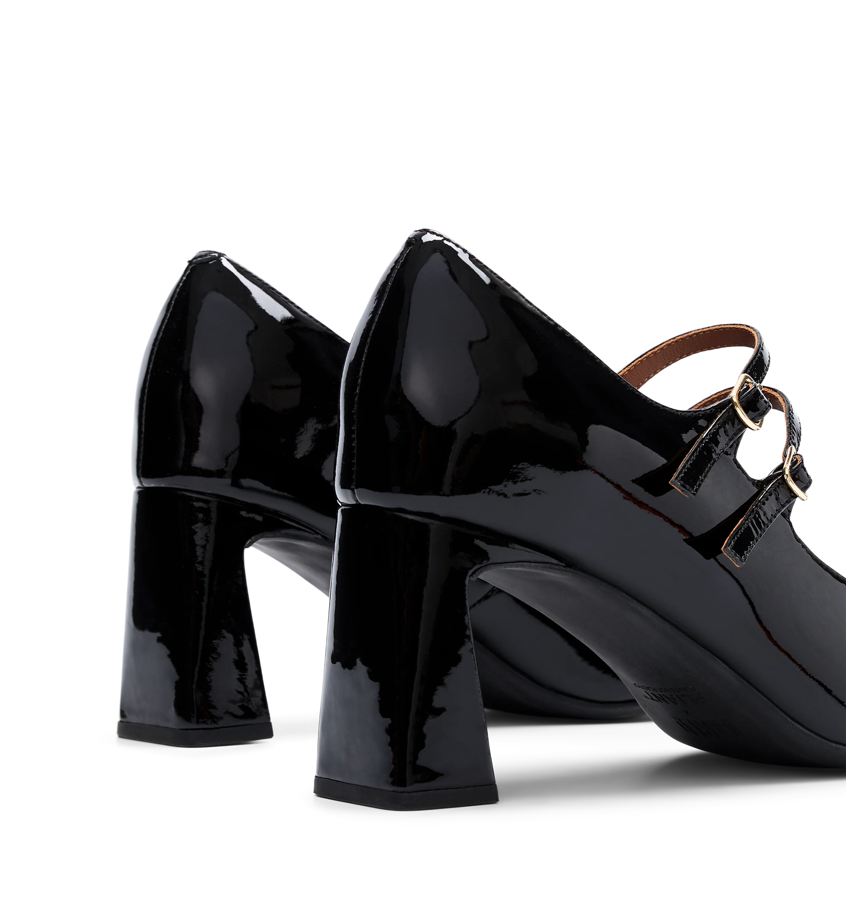 Cayuga Black Patent Leather High Heels