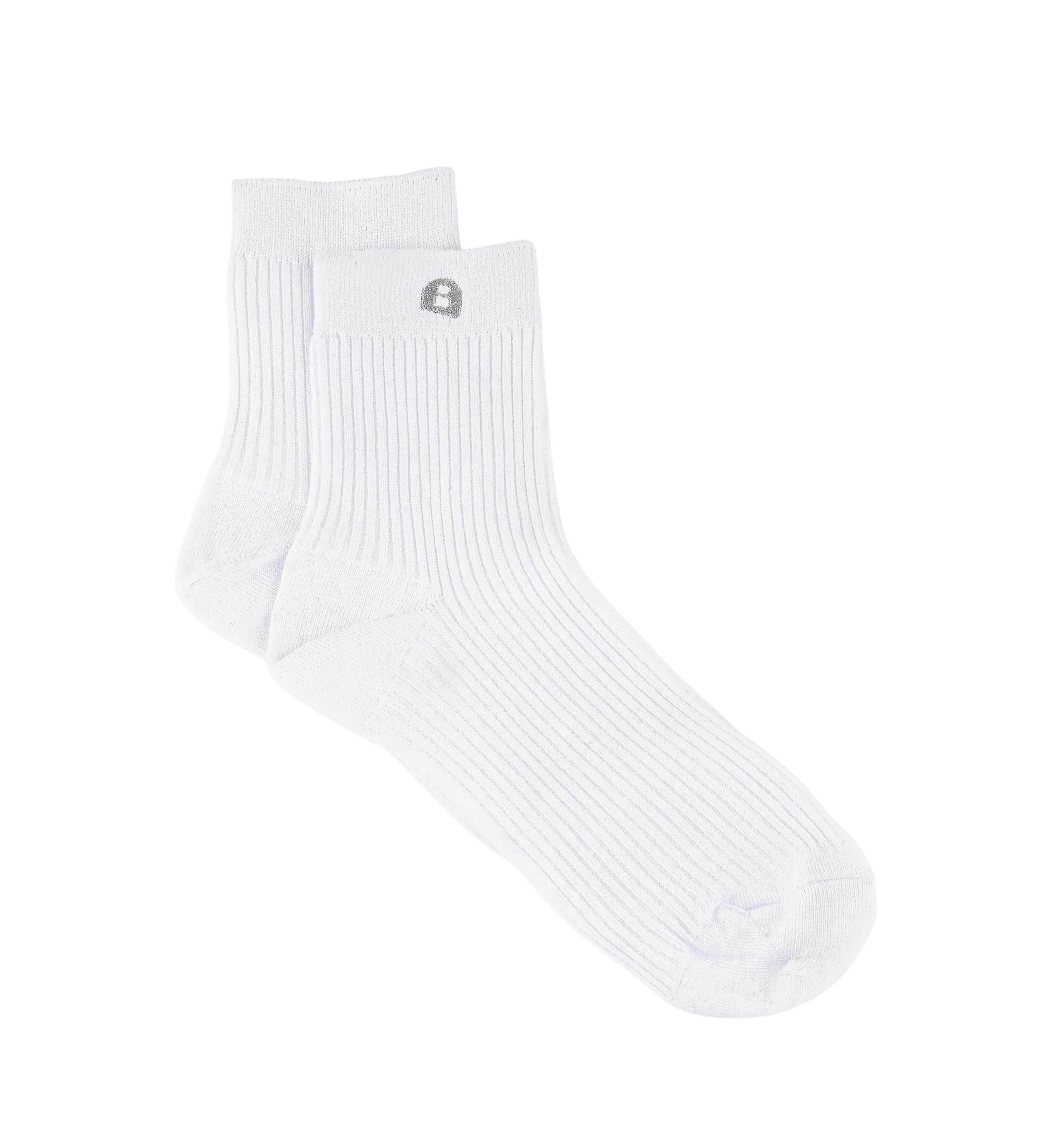 Womens Sneaker Socks 2pk White Cotton Blend