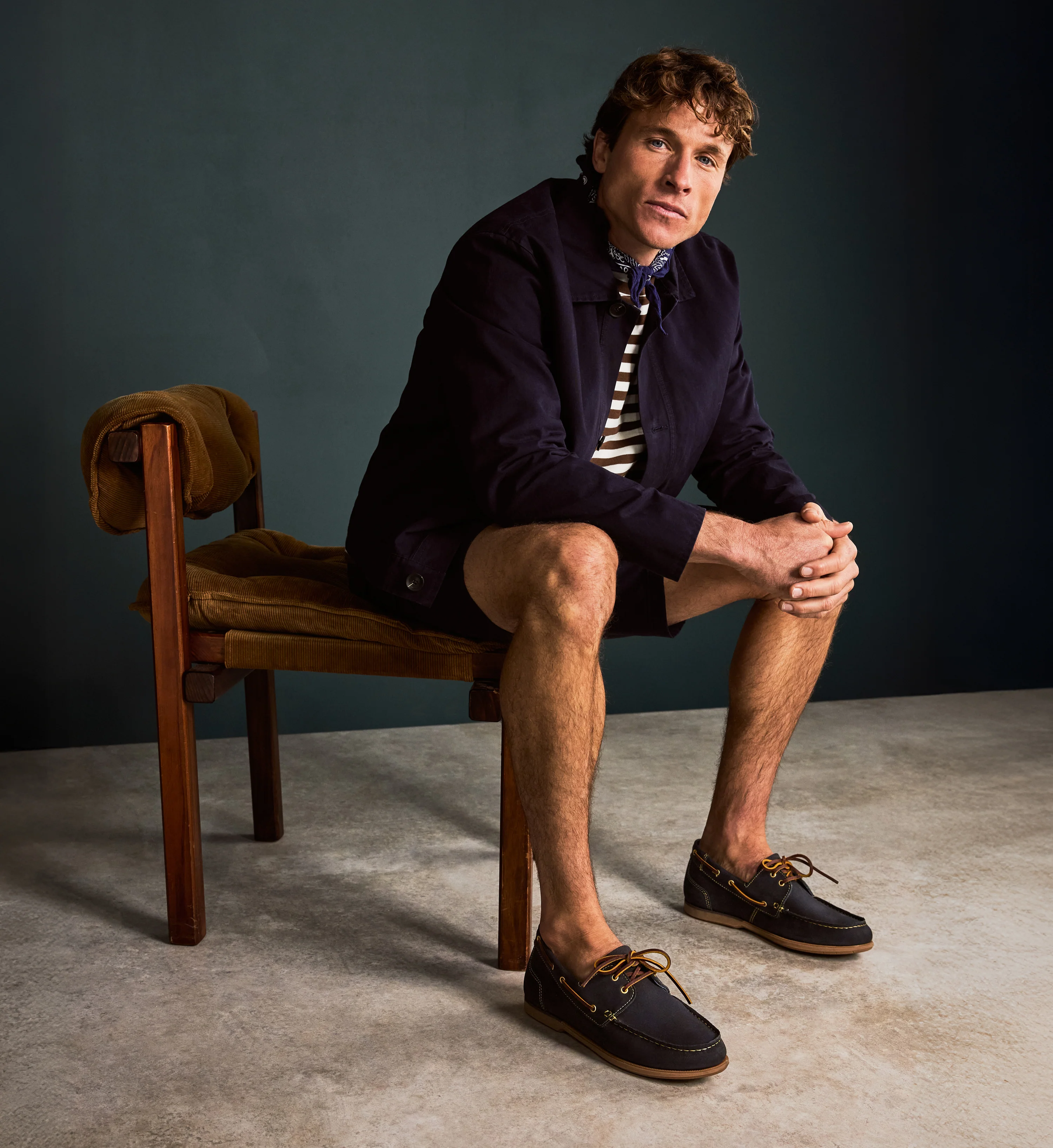 Lithium Navy Nubuck Boat Shoes