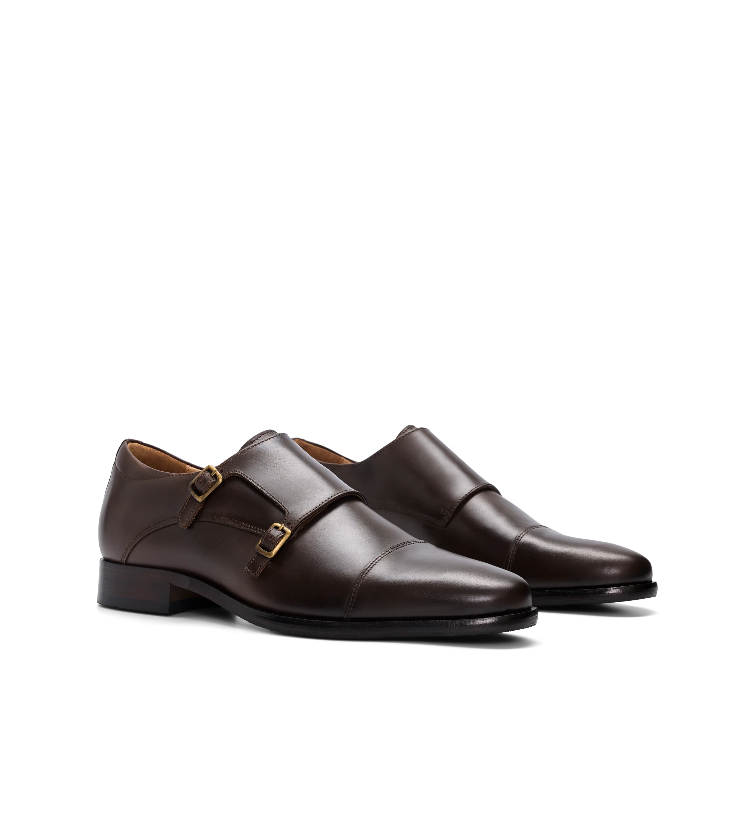 Vanadium Chocolate Leather Monks
